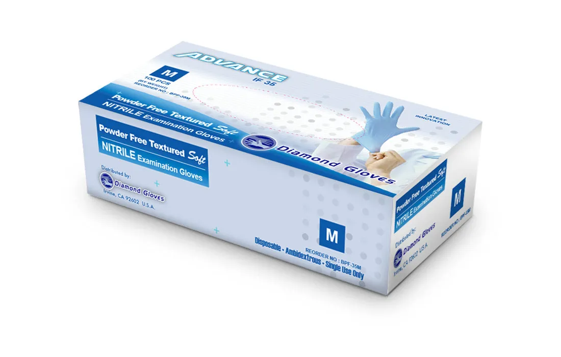 1 Pallet of 3.5X Nitrile Gloves, Exam Grade (100,000 Count)