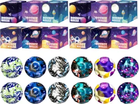 12 Pack Moon-Shaped High-Bounce Ball - Fun Training Tool for Hand-Eye Coordination | Active Play for Kids, Athletes, Family Games, Camp Activities