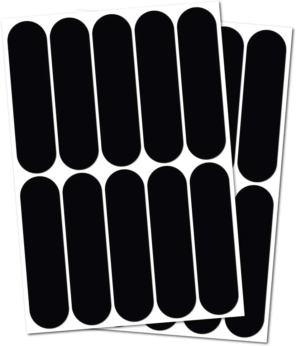 2 x Kit of 10 Retro Reflective Stickers for Motorcycle, Helmets, Bike, Scooters, Stroller, Buggy, ... - Universal Adhesive - 3M Technology - High Visibility - Discreet - Design - Grip