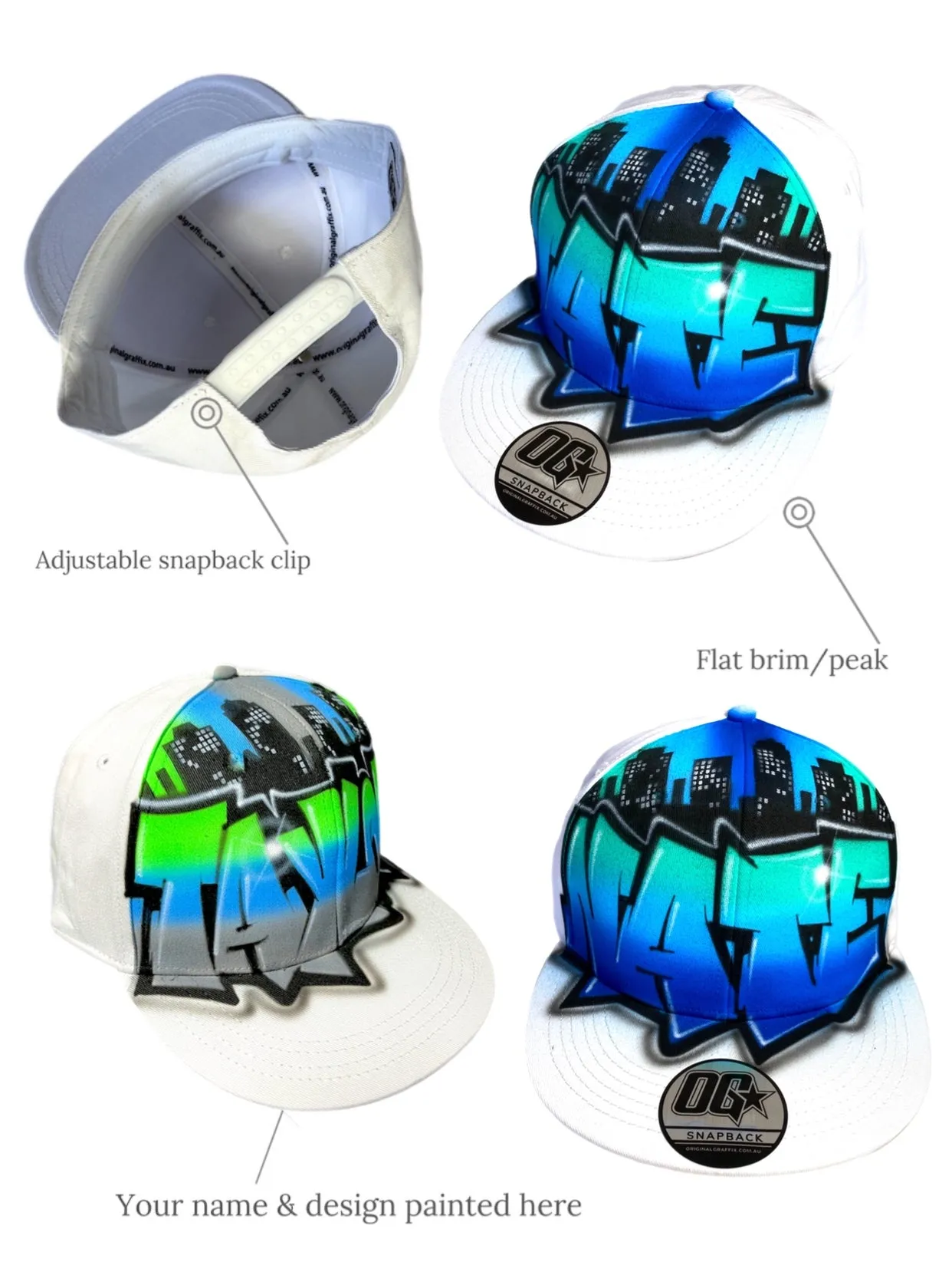 3 Colour City Snapback (4)