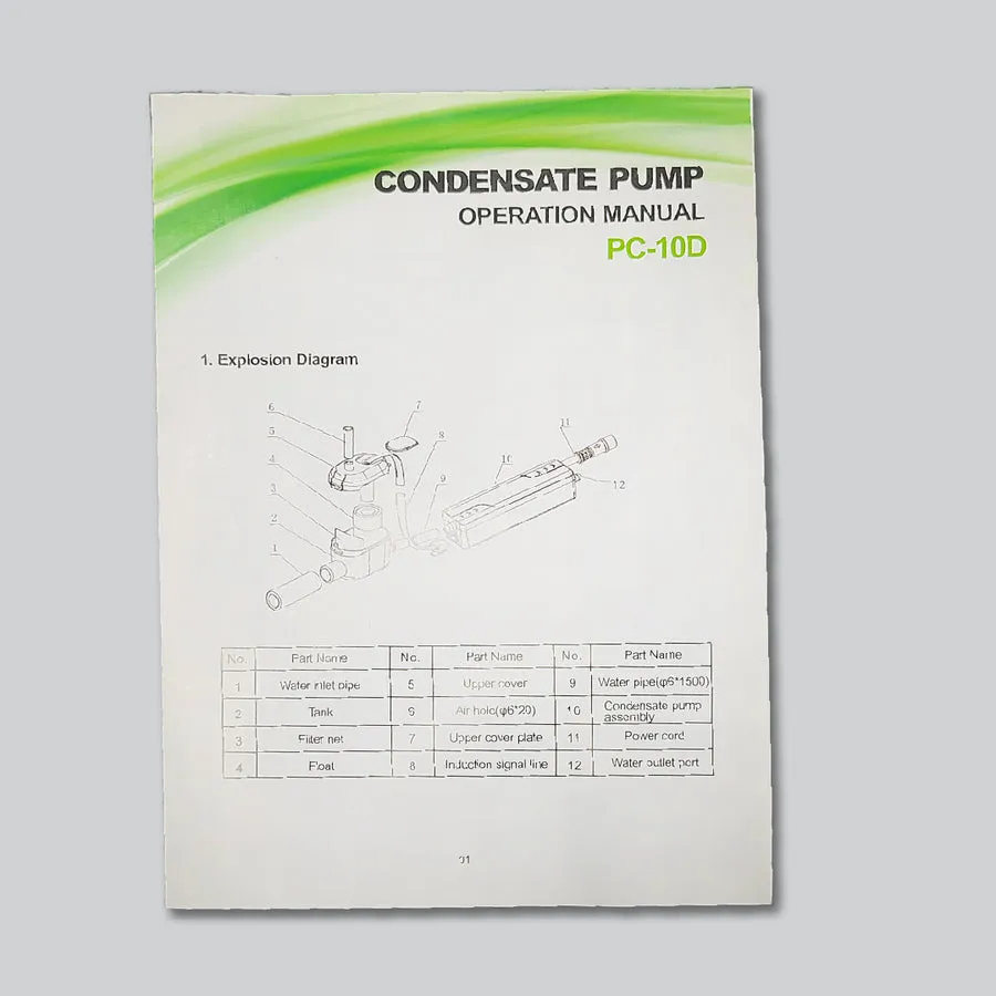 Air-Con Condensate Pump for Mini Split