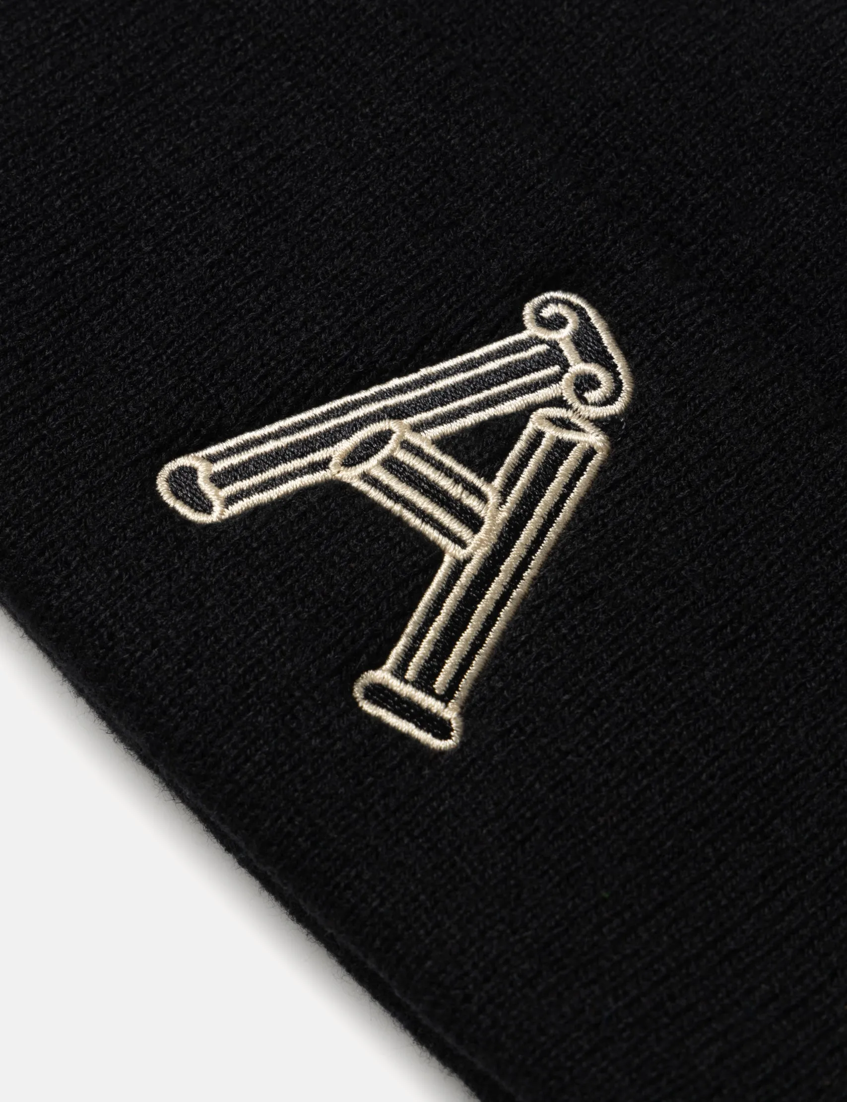 Aries Column A Beanie Hat - Black
