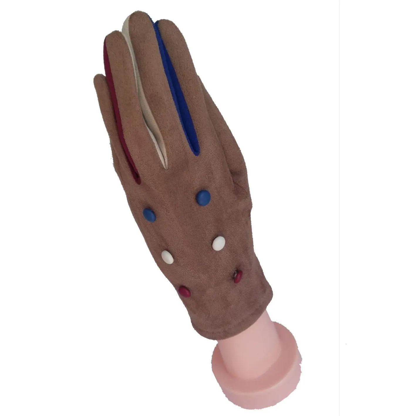 Babs Suede Feel 6 Button Glove - G07