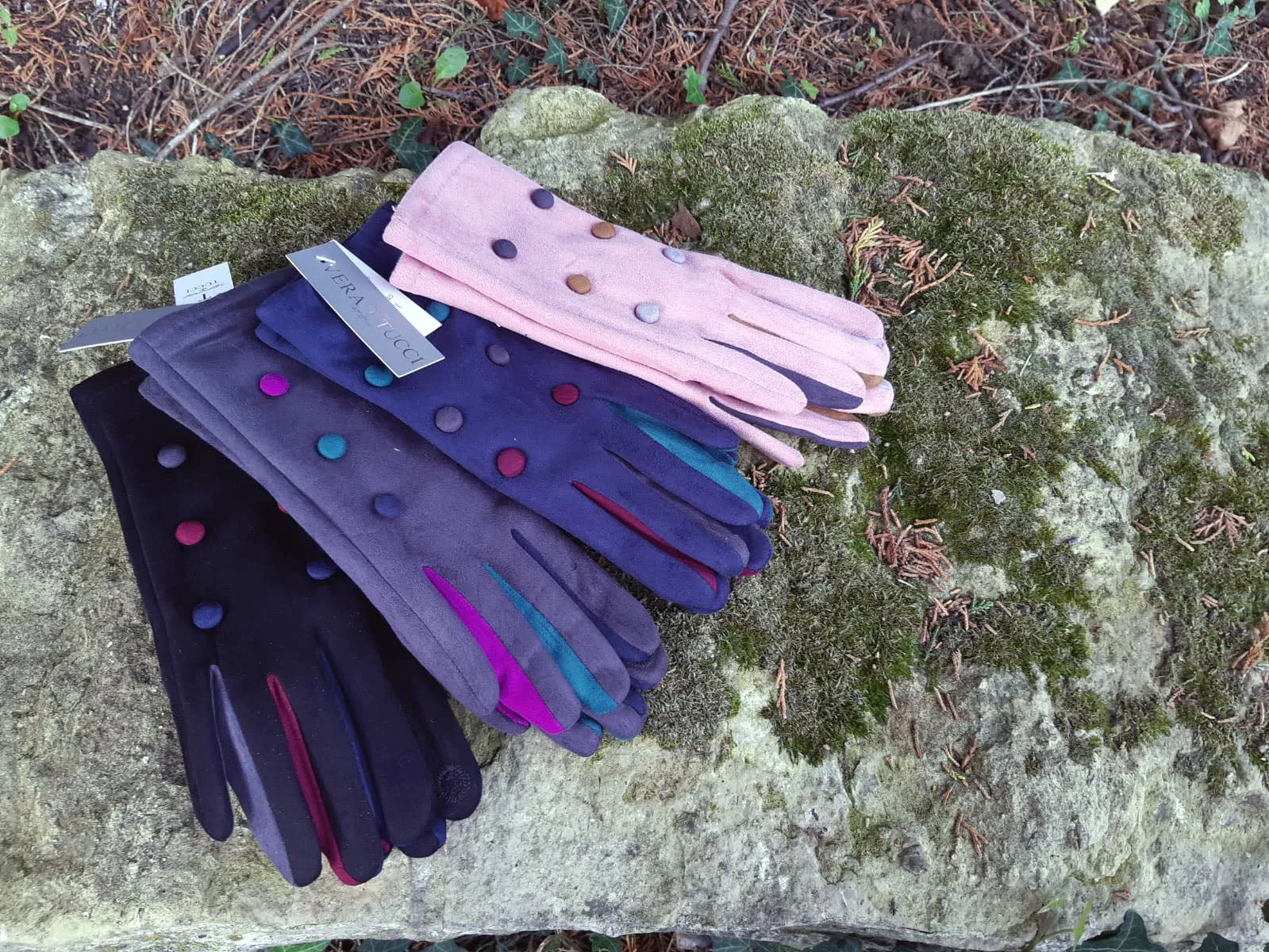 Babs Suede Feel 6 Button Glove - G07