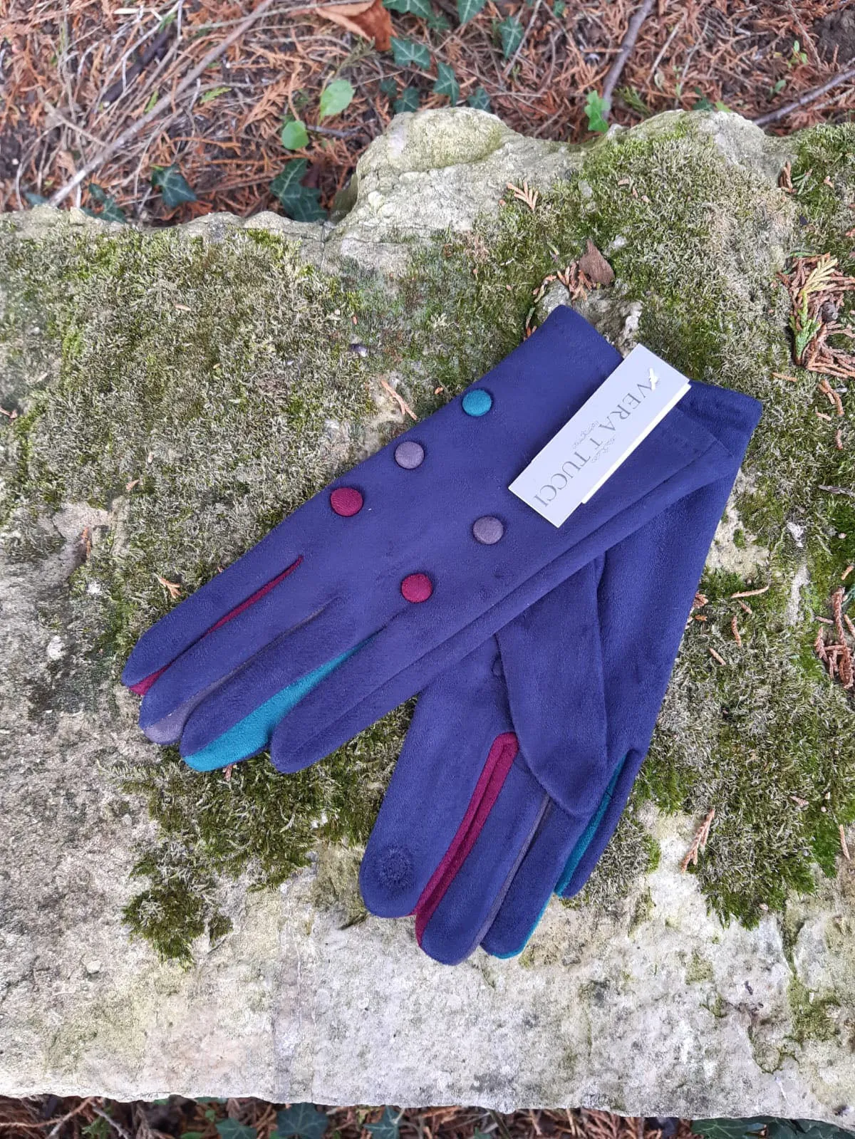 Babs Suede Feel 6 Button Glove - G07