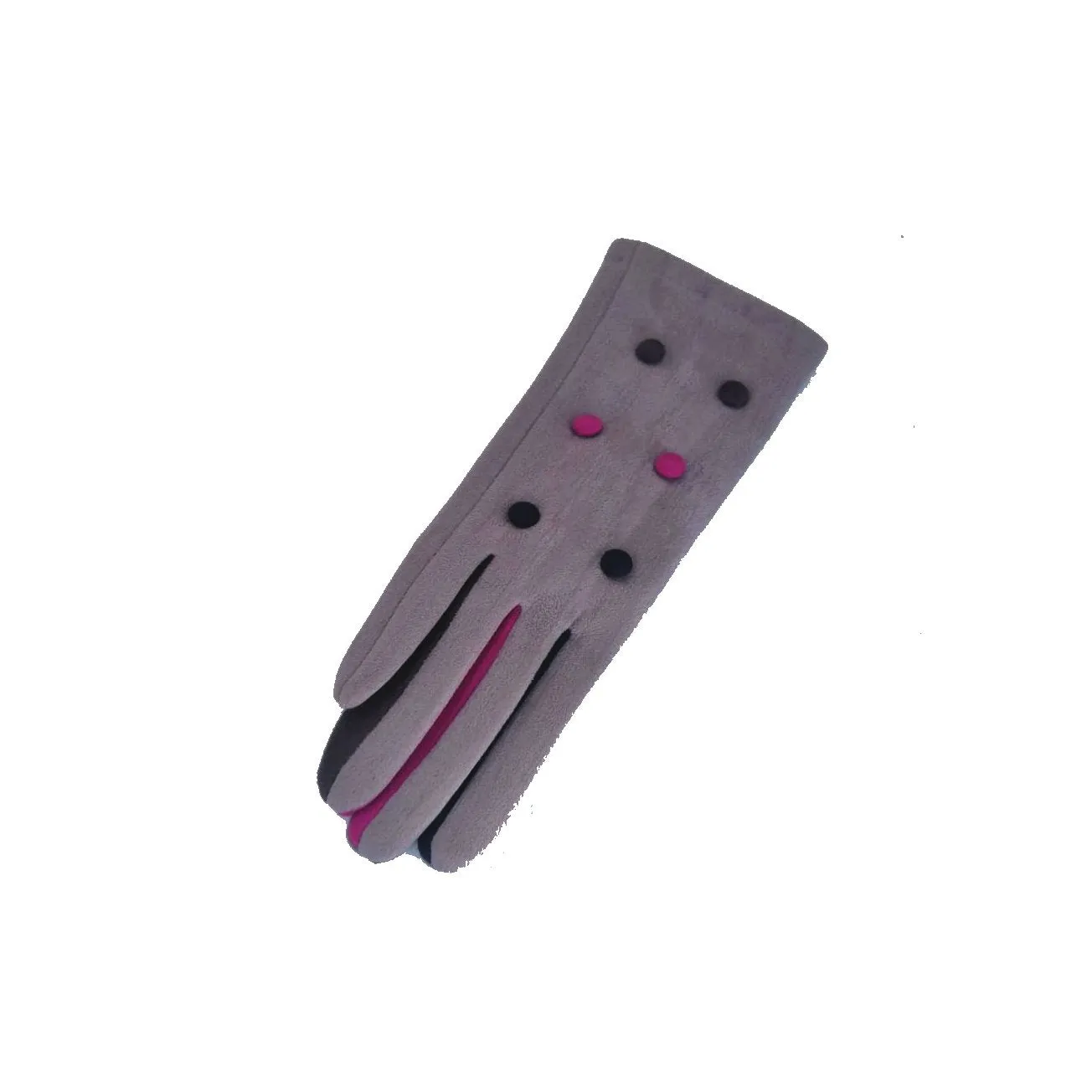 Babs Suede Feel 6 Button Glove - G07
