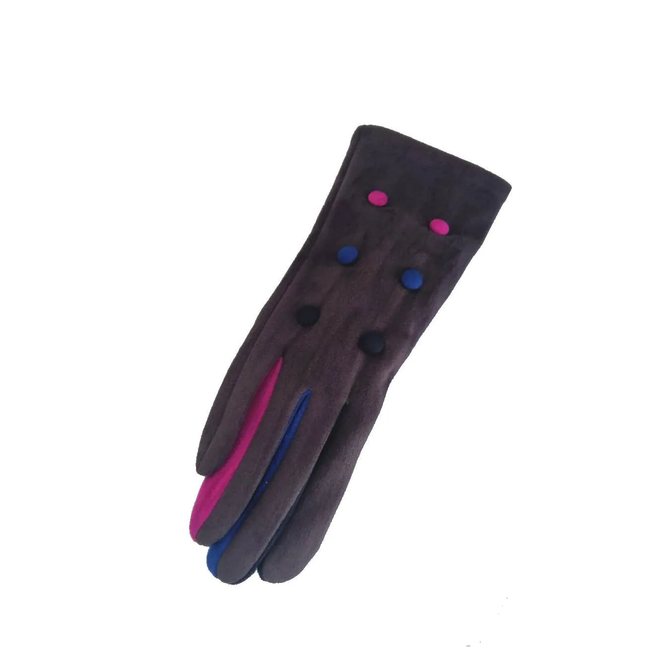 Babs Suede Feel 6 Button Glove - G07