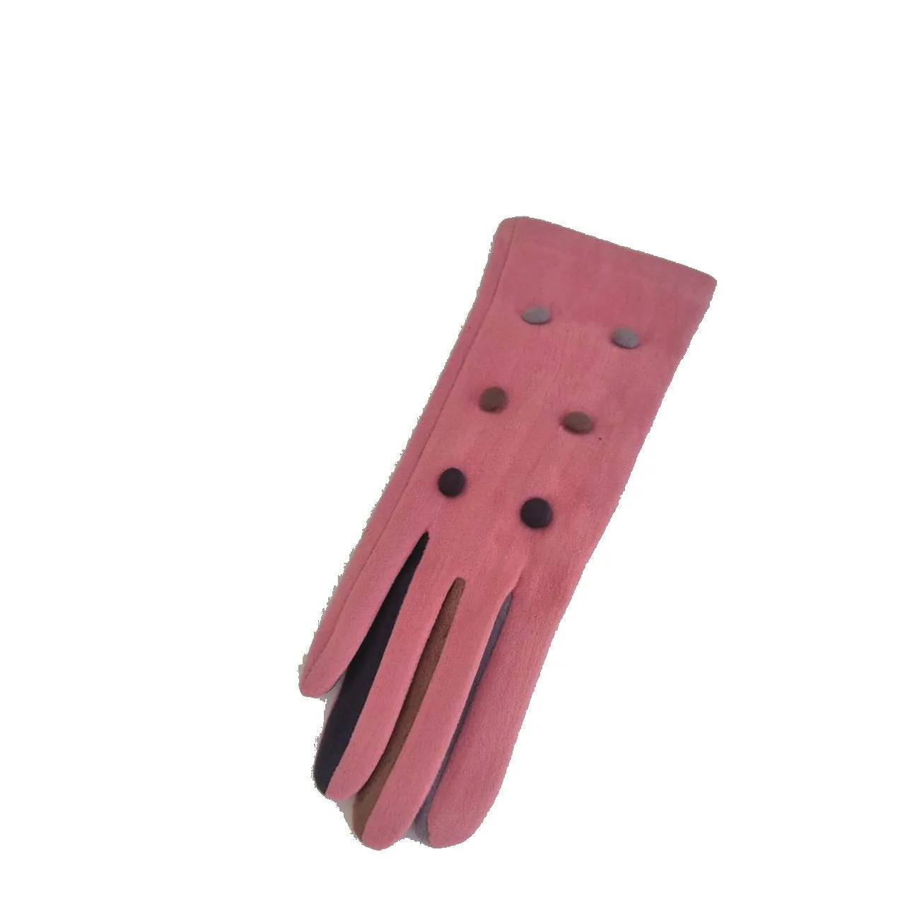 Babs Suede Feel 6 Button Glove - G07