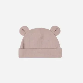 Baby Bear Beanie - Mauve