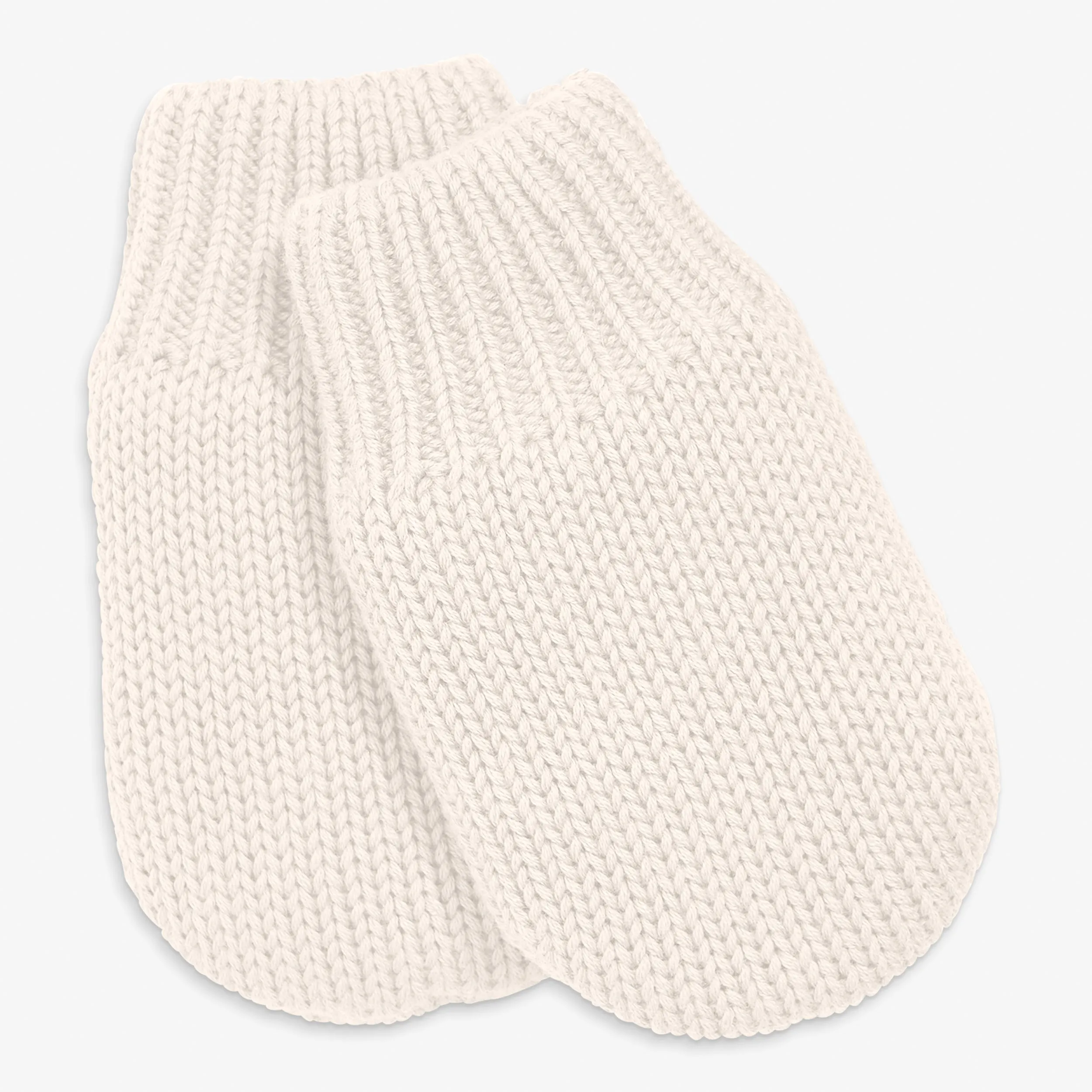 Baby knit mittens