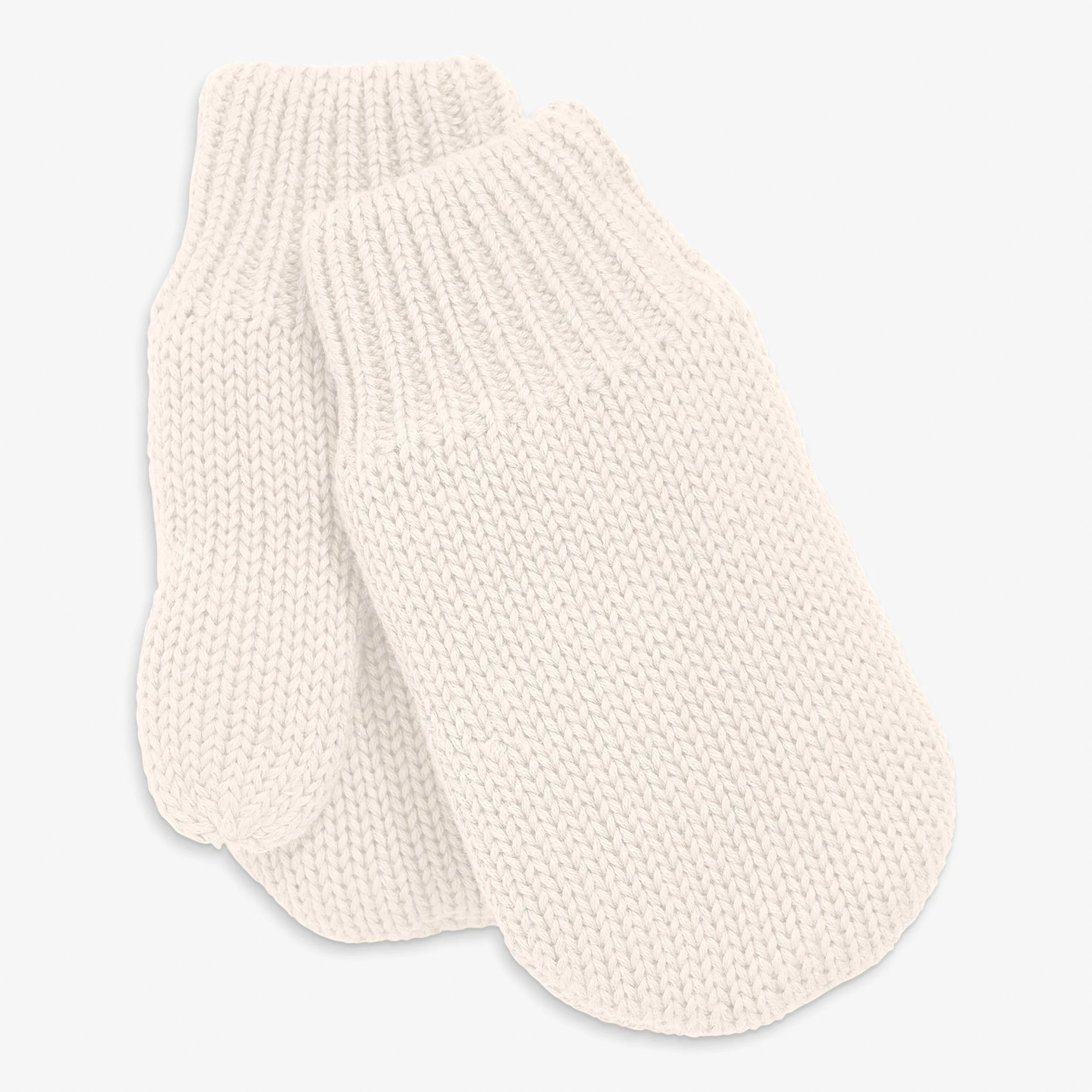 Baby knit mittens