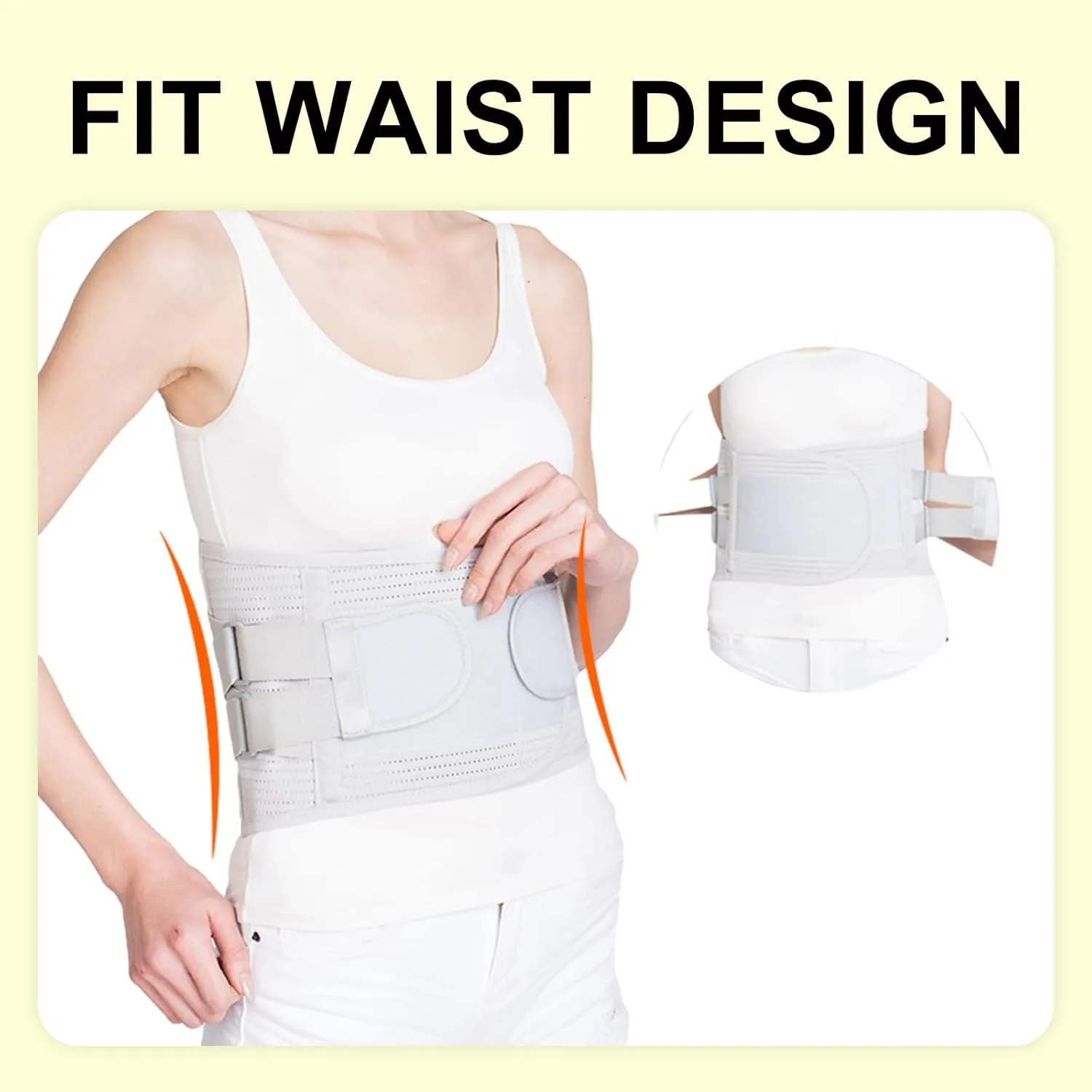 Back Brace for Lower Back Support,Unisex Lumbar Support Belt for Herniated Disc,Breathable Sciatica Belt,Women Waist Protector with Lumbar Pads(Large)