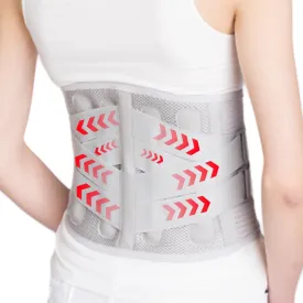 Back Brace for Lower Back Support,Unisex Lumbar Support Belt for Herniated Disc,Breathable Sciatica Belt,Women Waist Protector with Lumbar Pads(Large)