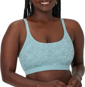 Bali Women's Breathe, Cotton Modal Wireless Bra, Lightweight Breathable Pullover Bralette, Convertible Straps