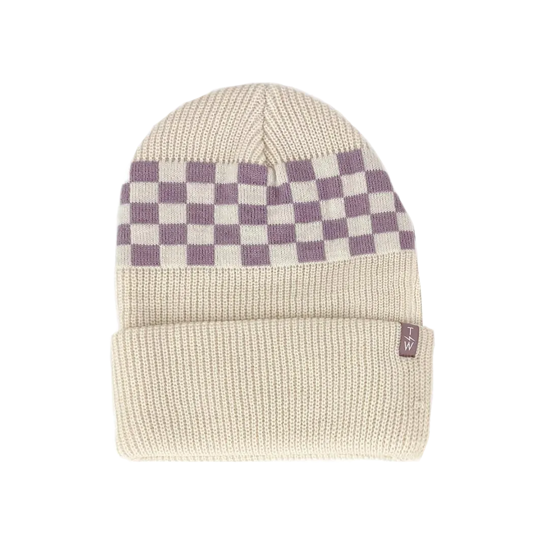 Beanie - Check It Natural Twilight
