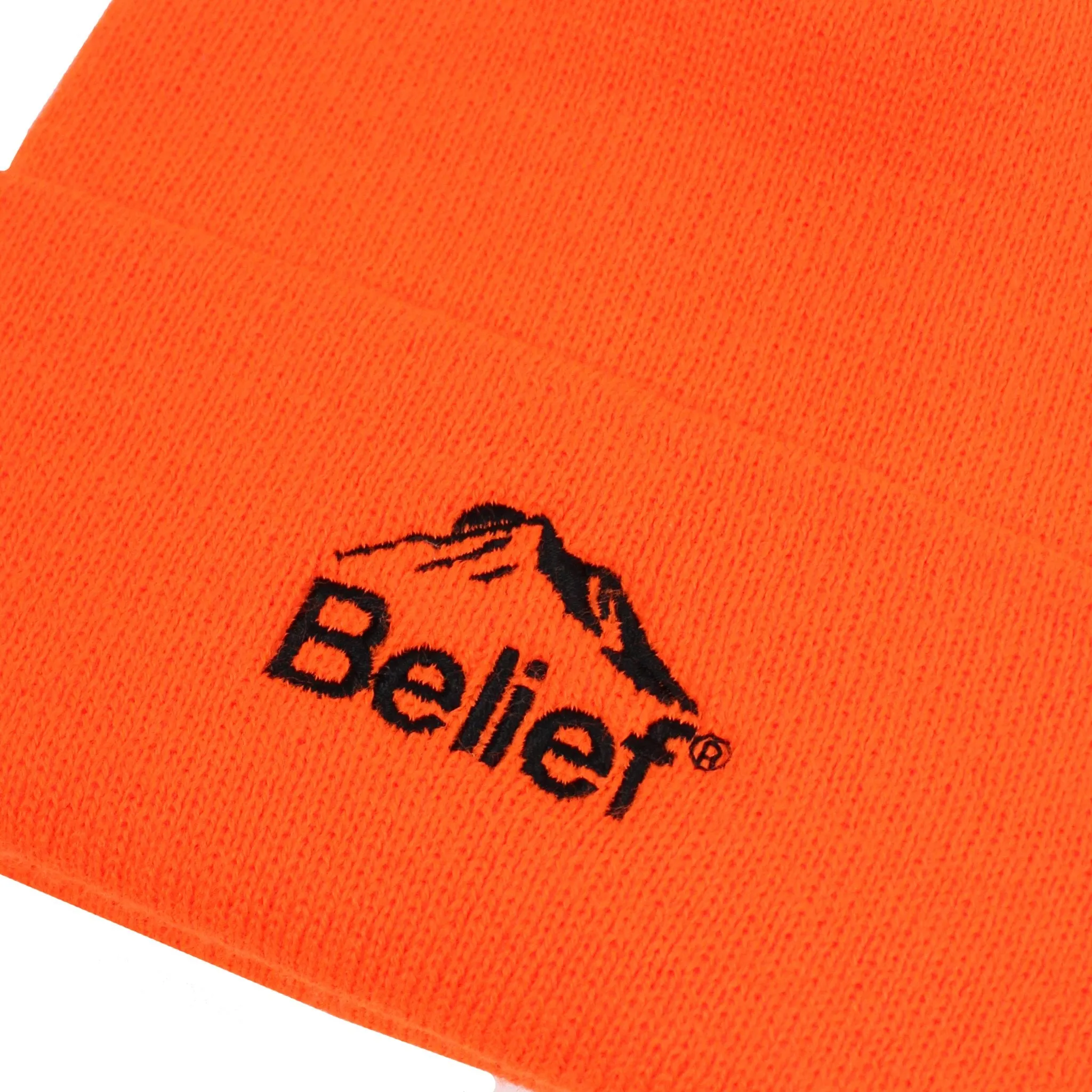 Belief NYC Summit Beanie - Blaze Orange