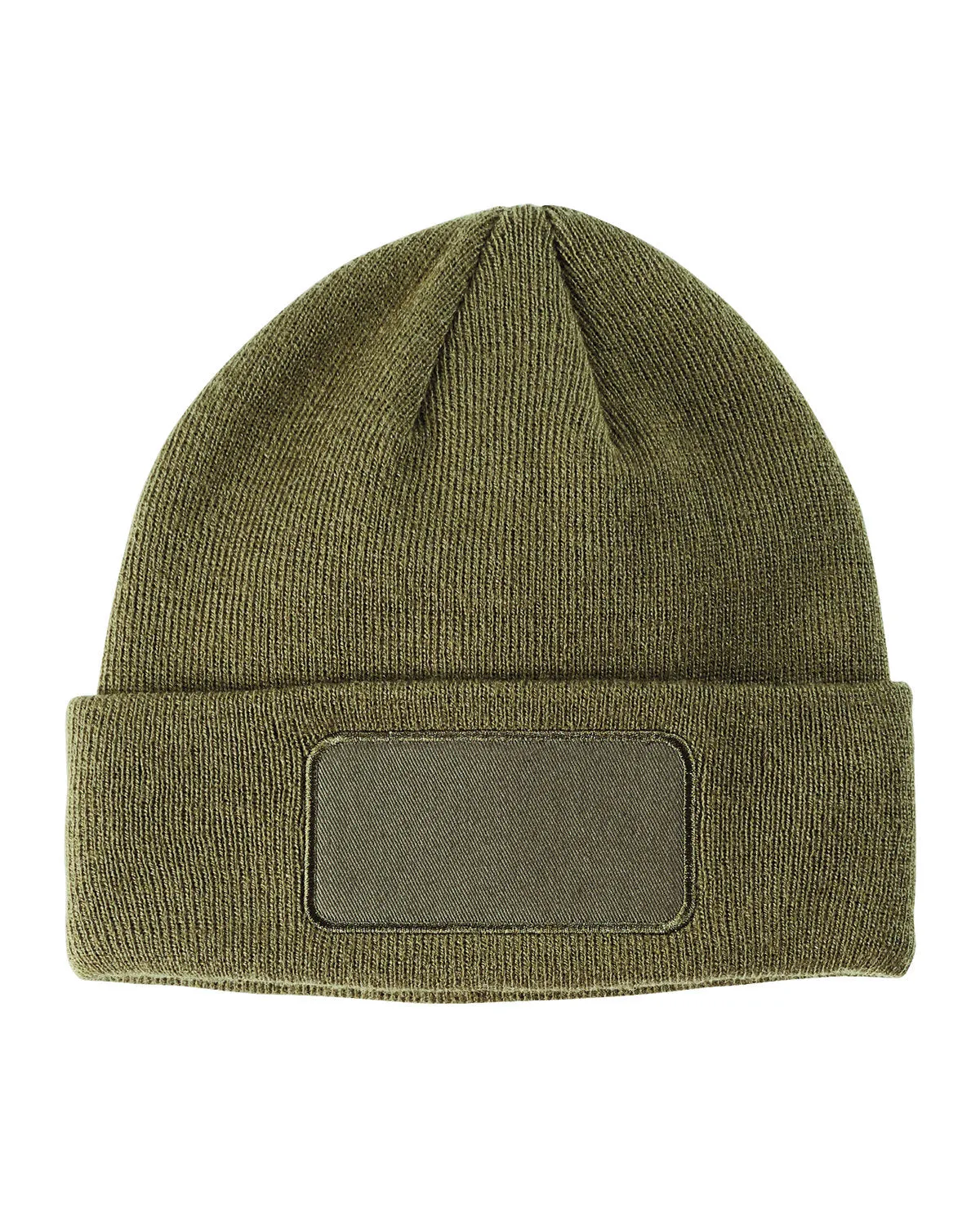 Big Accessories BA527 Patch Beanie, Knit Cap