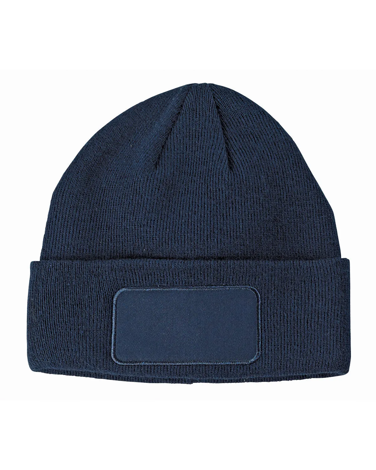 Big Accessories BA527 Patch Beanie, Knit Cap