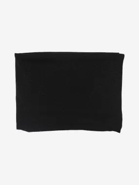 Black lurex striped scarf