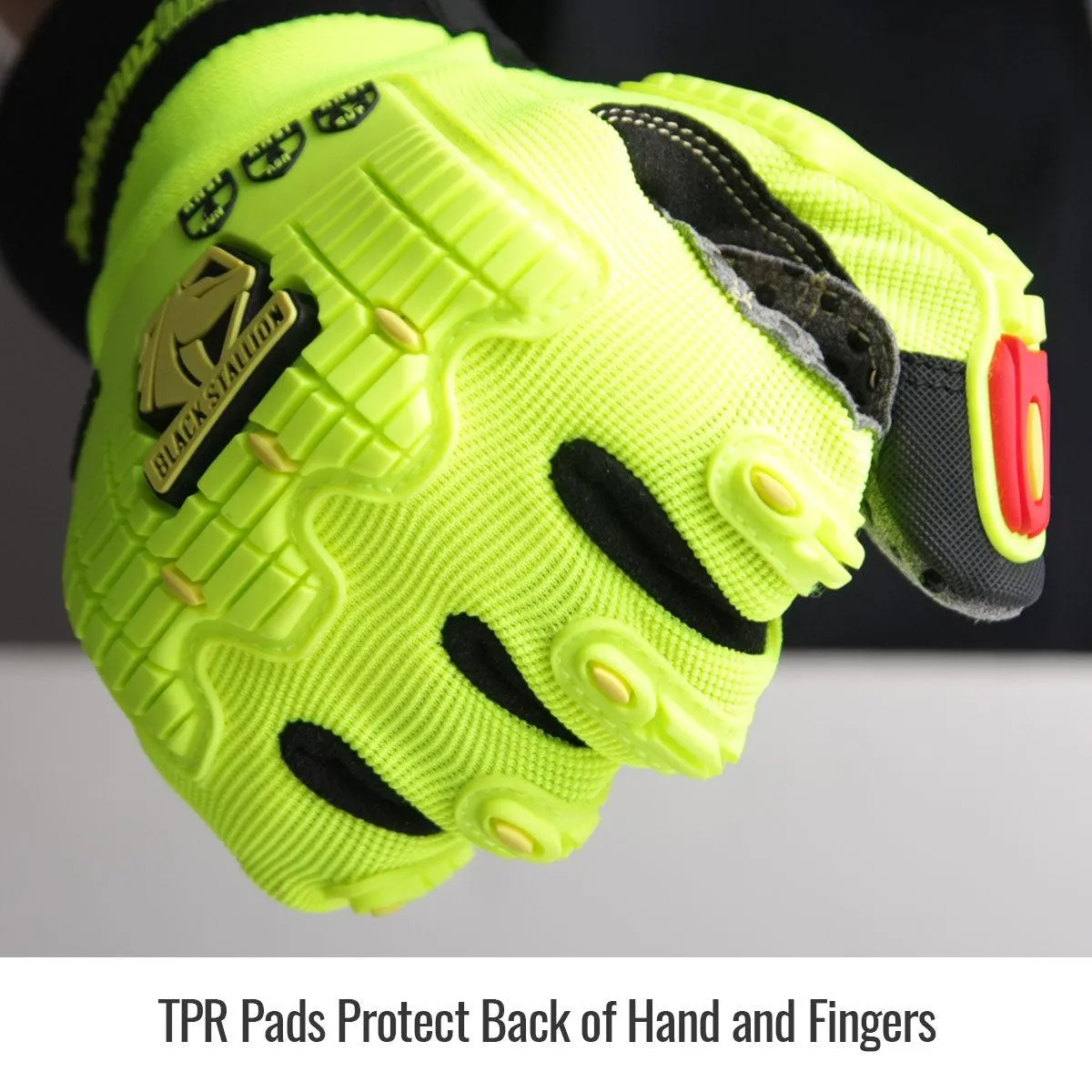 Black Stallion ToolHandz MAX High Abrasion-Resistant Mechanics Glove - GX2025-YB