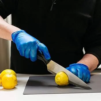 Blue Vinyl Powdered Gloves - 1000  gloves