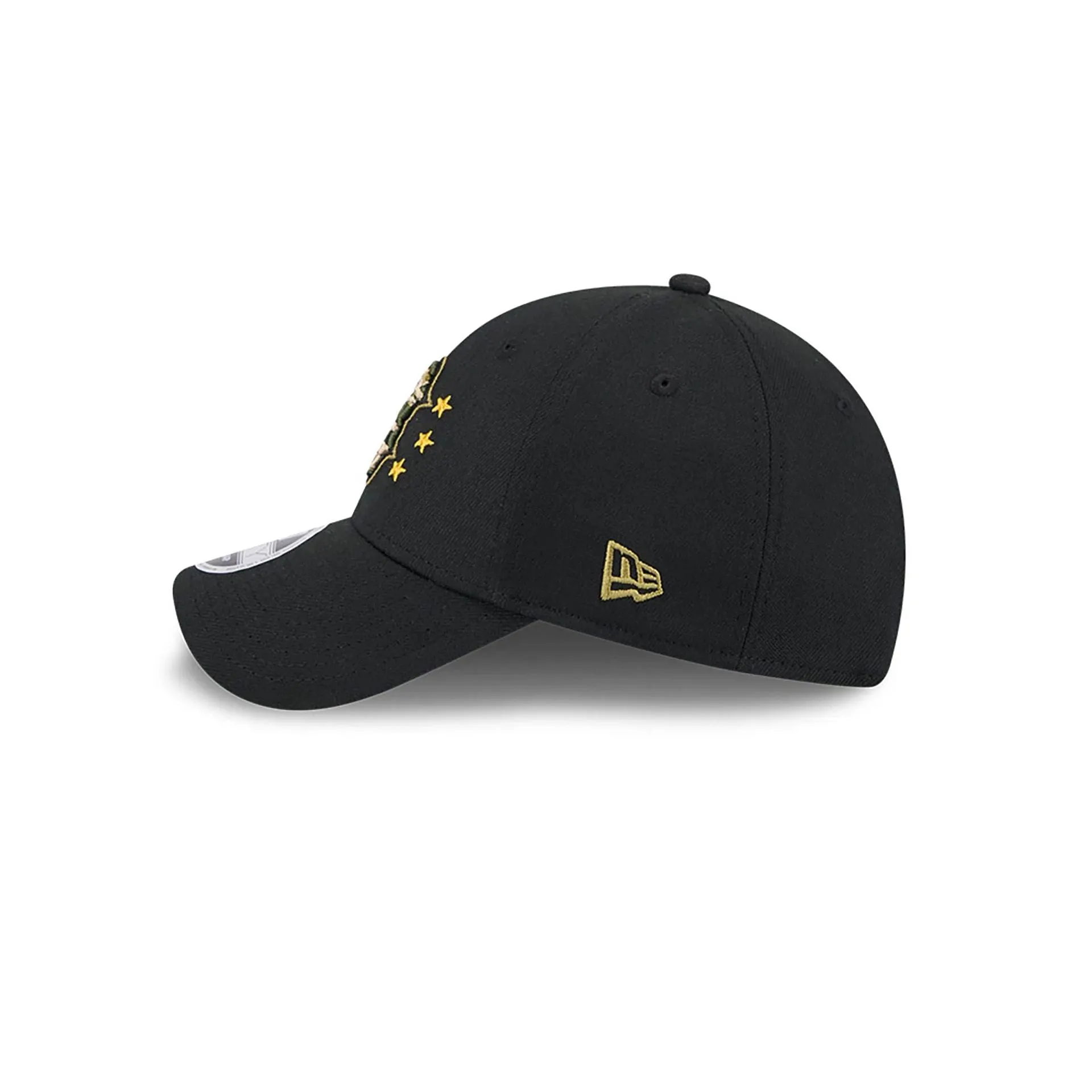 Boston Red Sox MLB Armed Forces Day 2024 Black 9FORTY Stretch Snap Cap