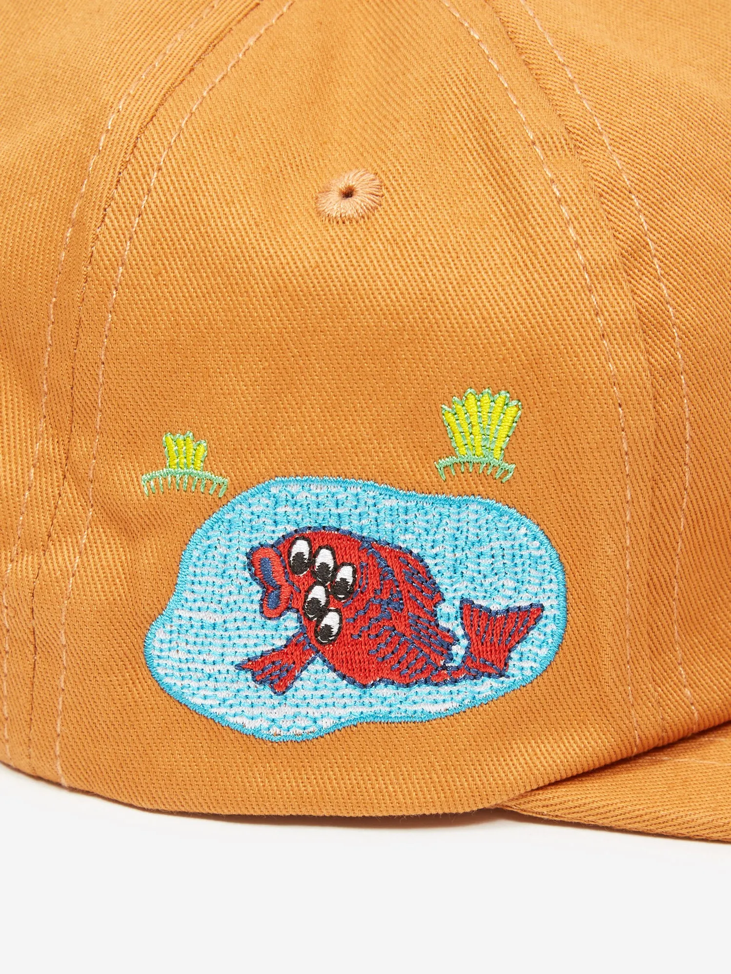 Brain Dead River 6 Panel Cap - Duck Brown