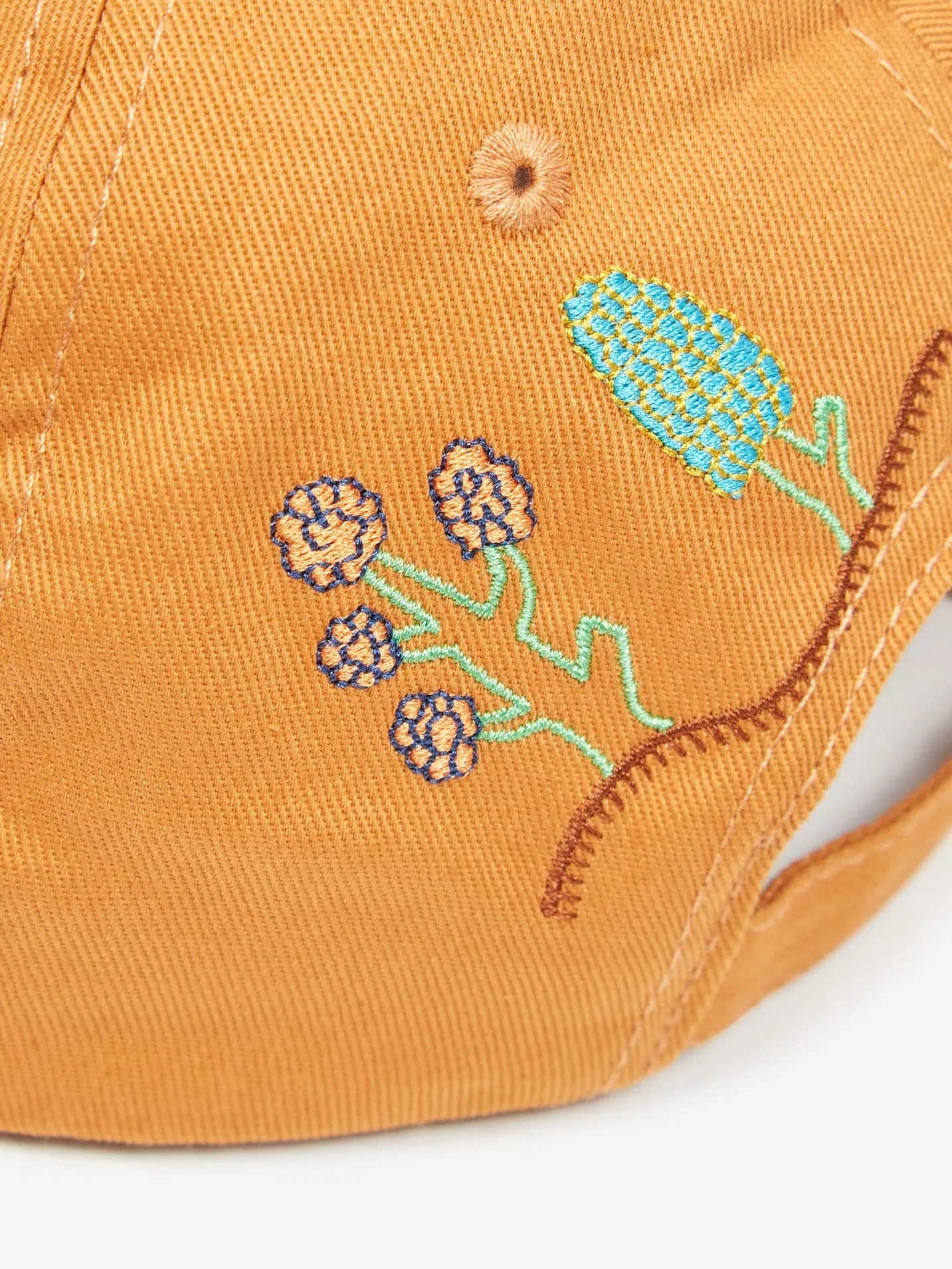 Brain Dead River 6 Panel Cap - Duck Brown