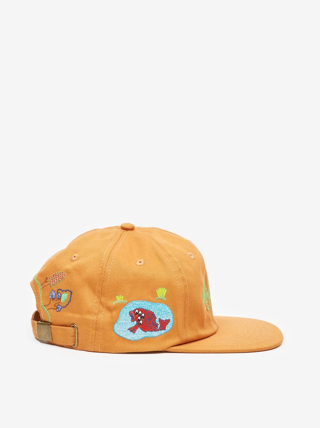 Brain Dead River 6 Panel Cap - Duck Brown