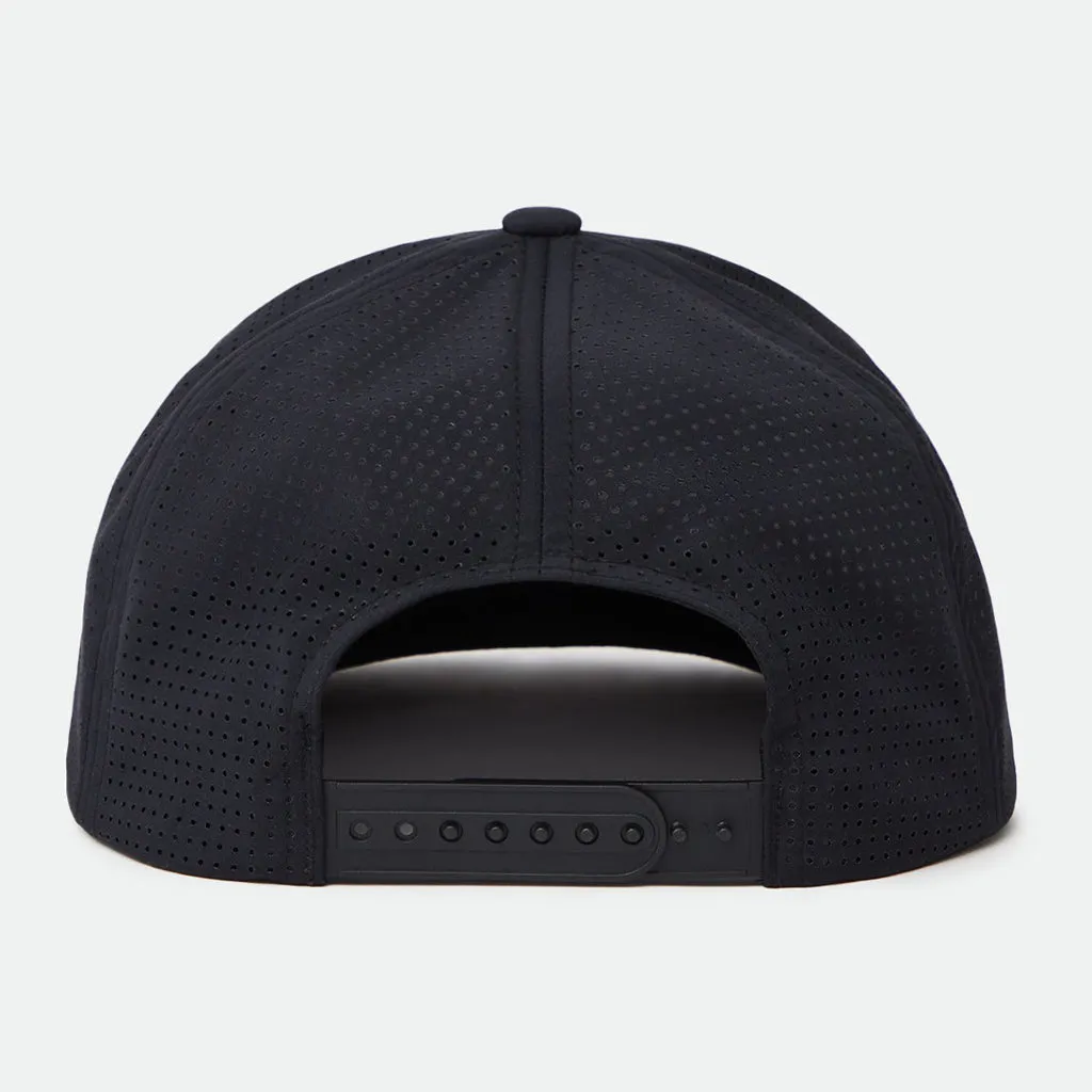 Brixton Crest X MP Snapback Cap Black