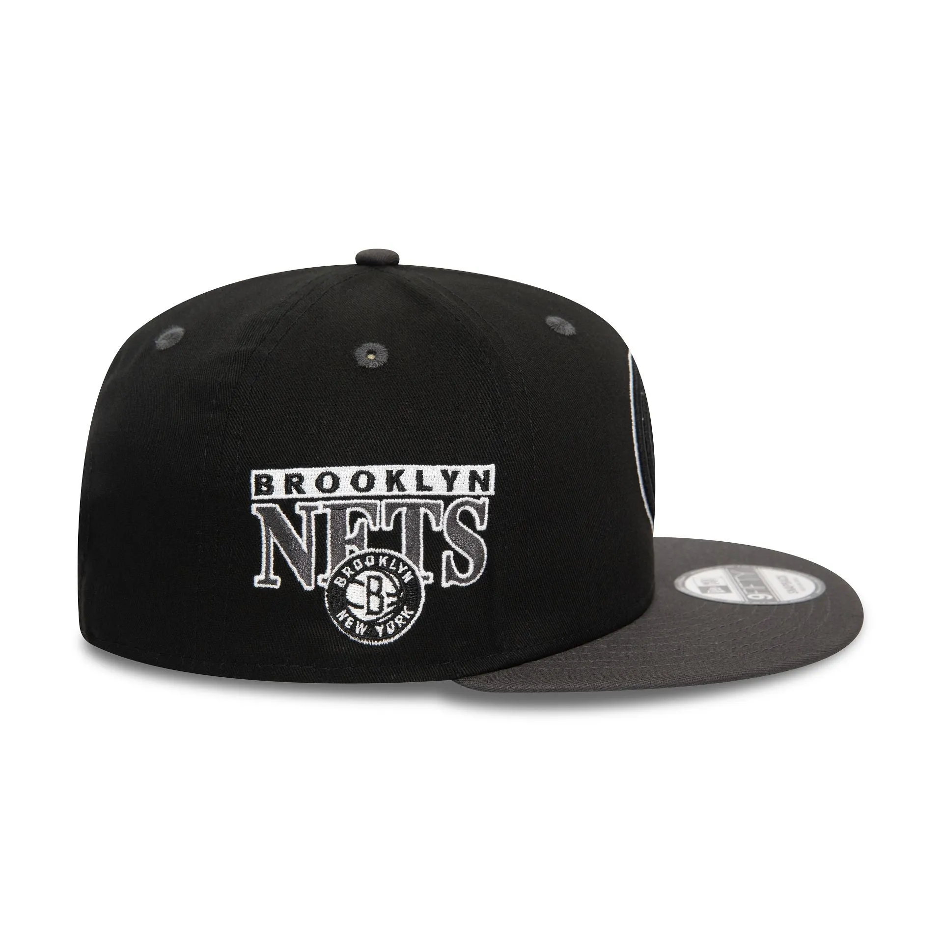 Brooklyn Nets NBA Team Colour Black 9FIFTY Snapback Cap