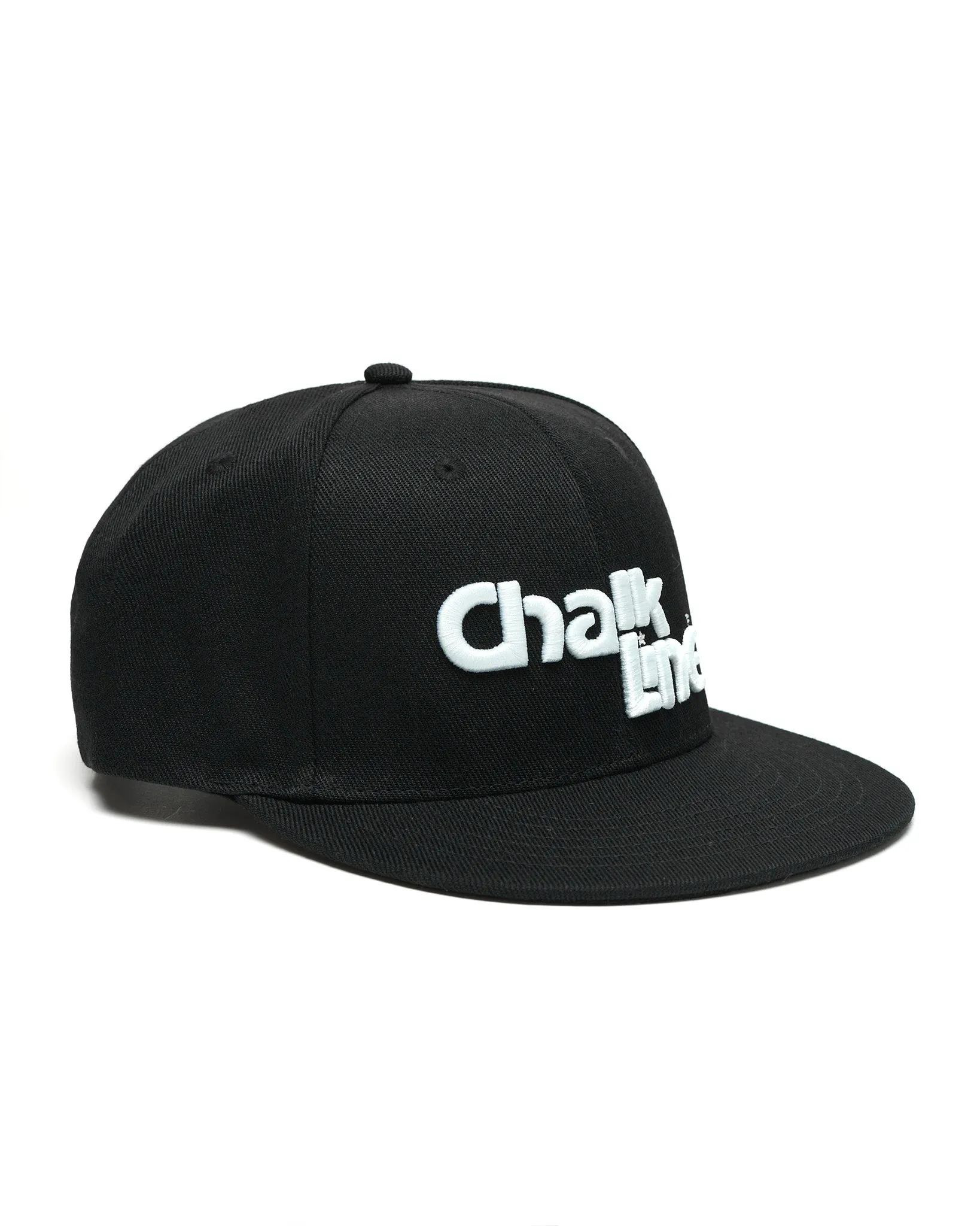 Chalk Line Black & White Snapback Hat