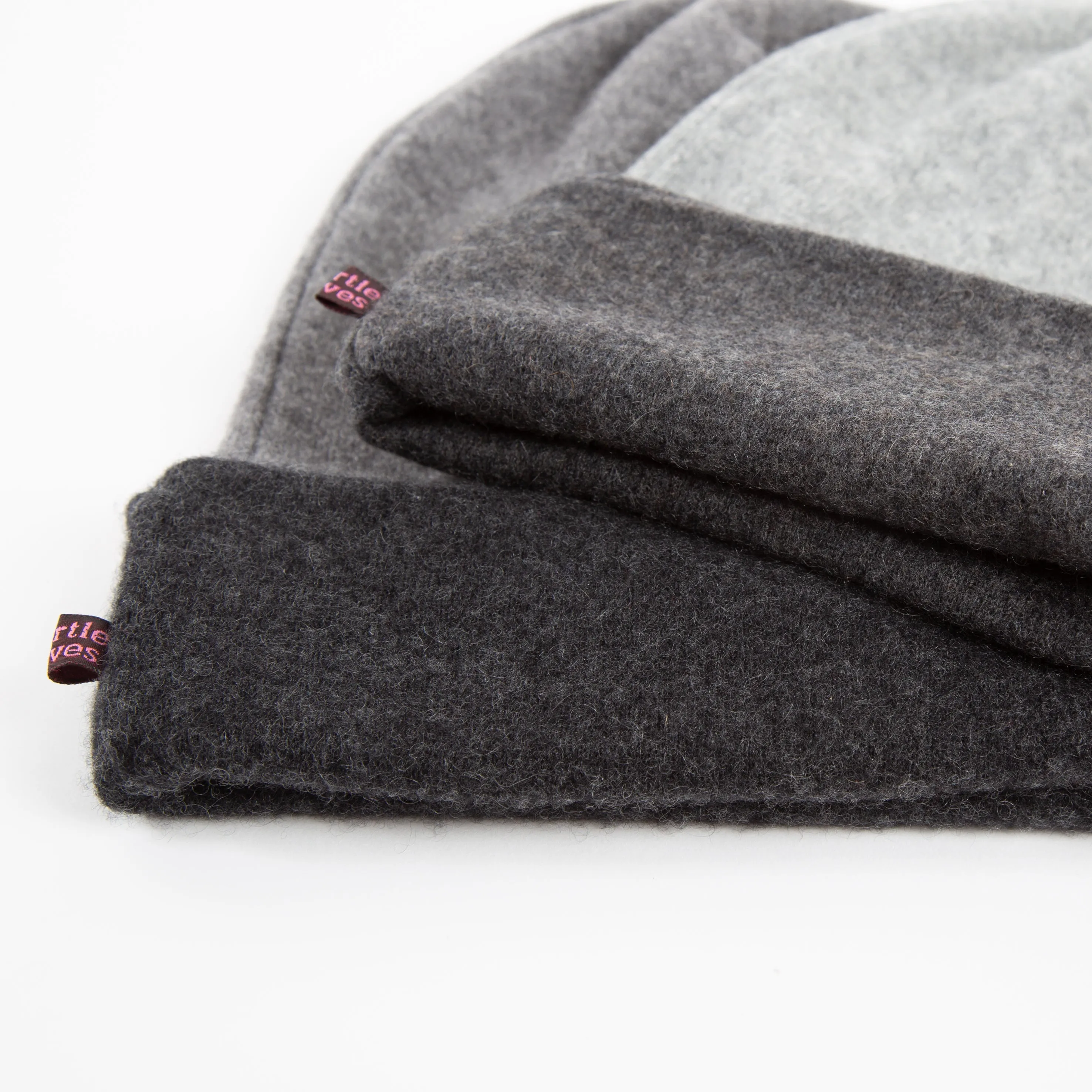 Charcoal Cashmere Slouched Beanie