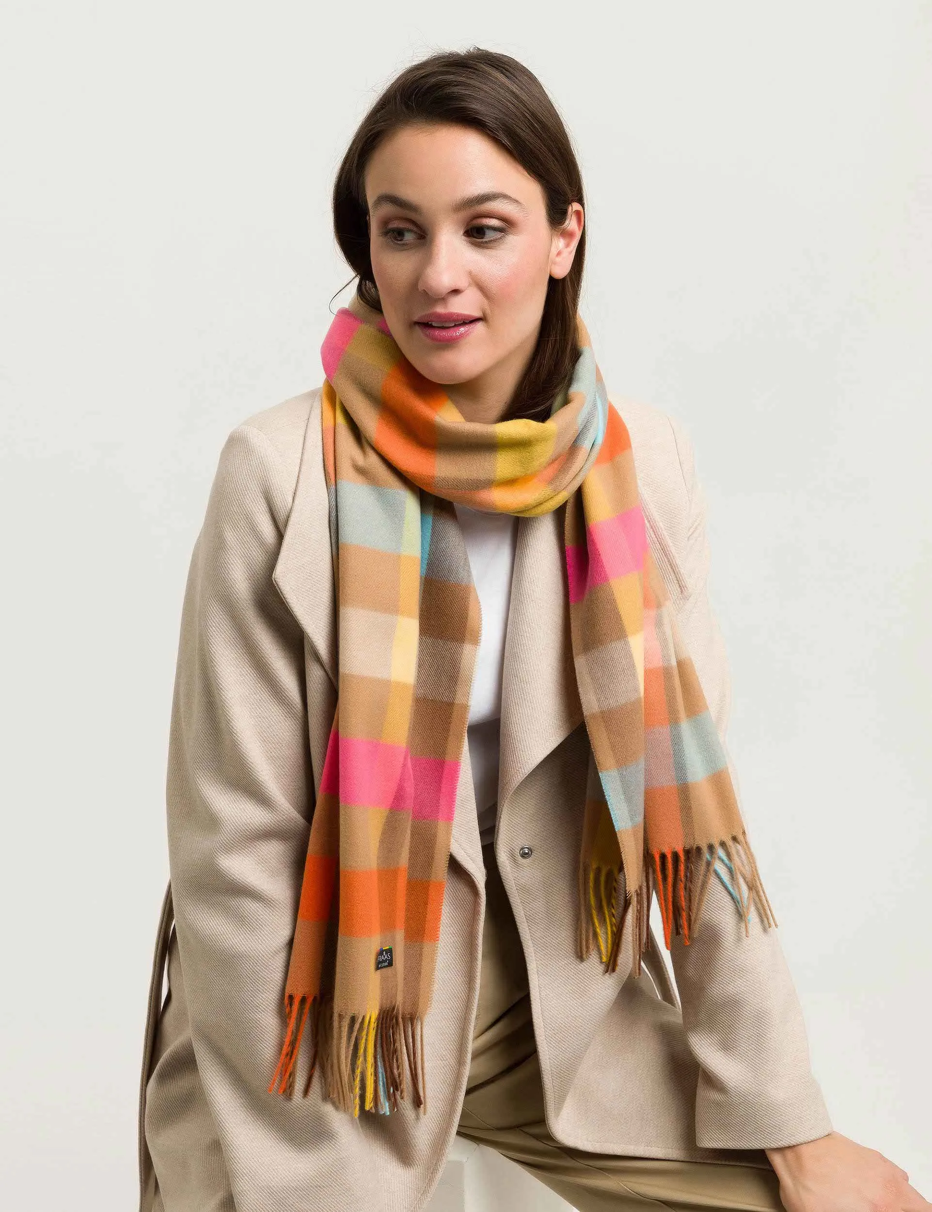 Check Plaid Cashmink Scarf