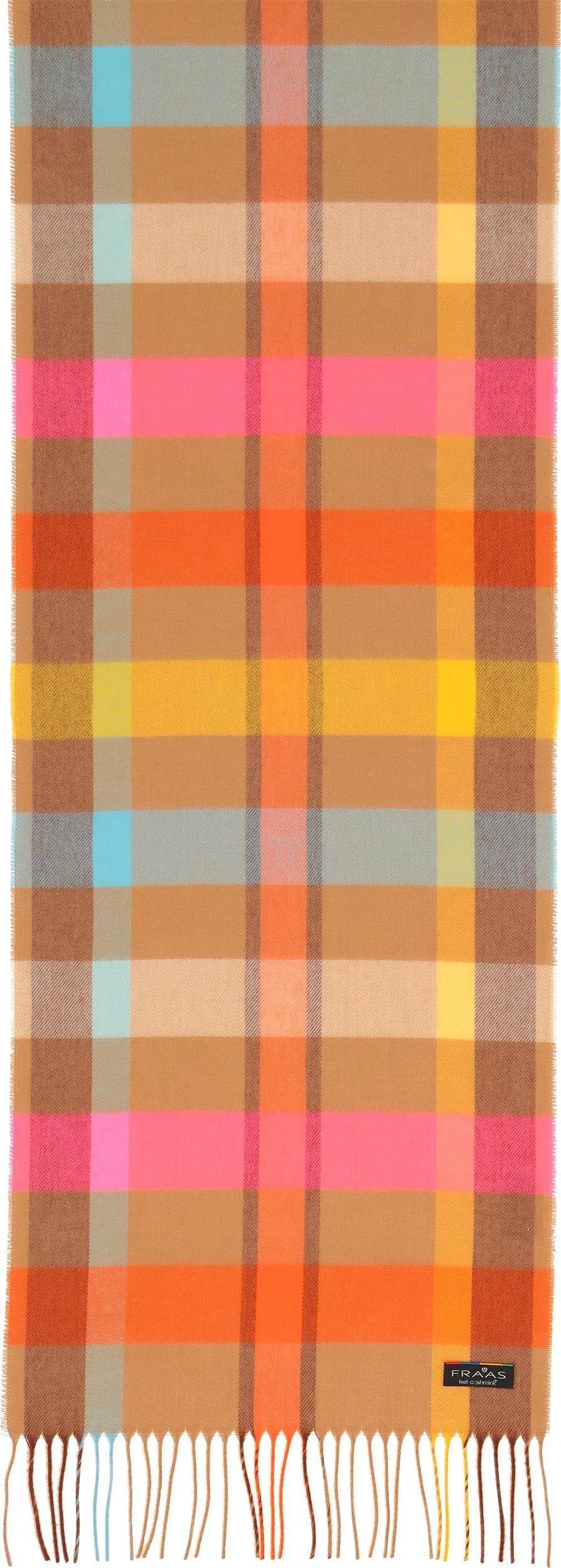 Check Plaid Cashmink Scarf