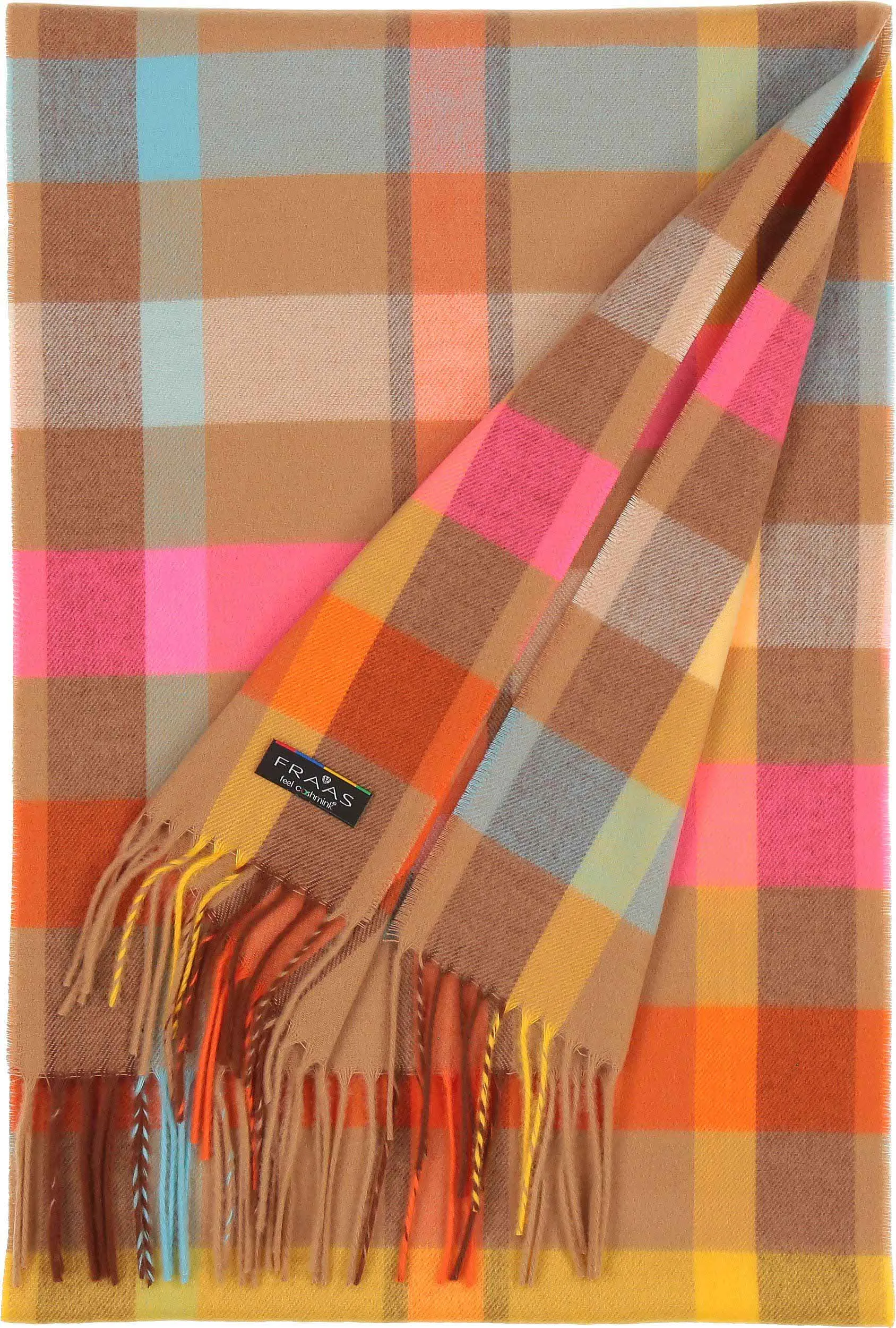 Check Plaid Cashmink Scarf