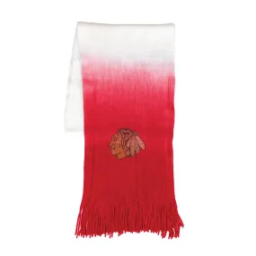 Chicago Blackhawks Dip Dye Scarf