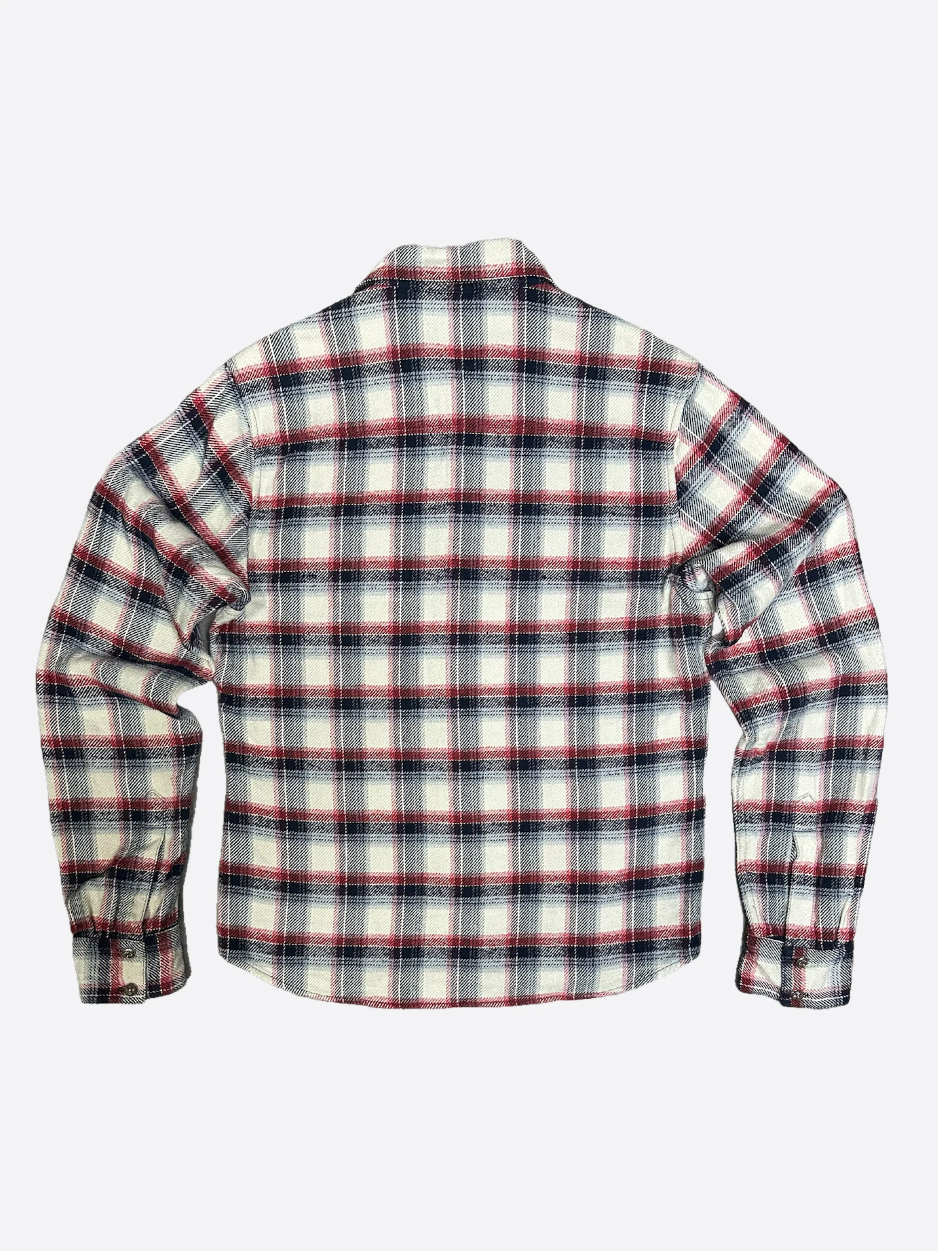 CHROME HEARTS PLAID WORK FLANNEL