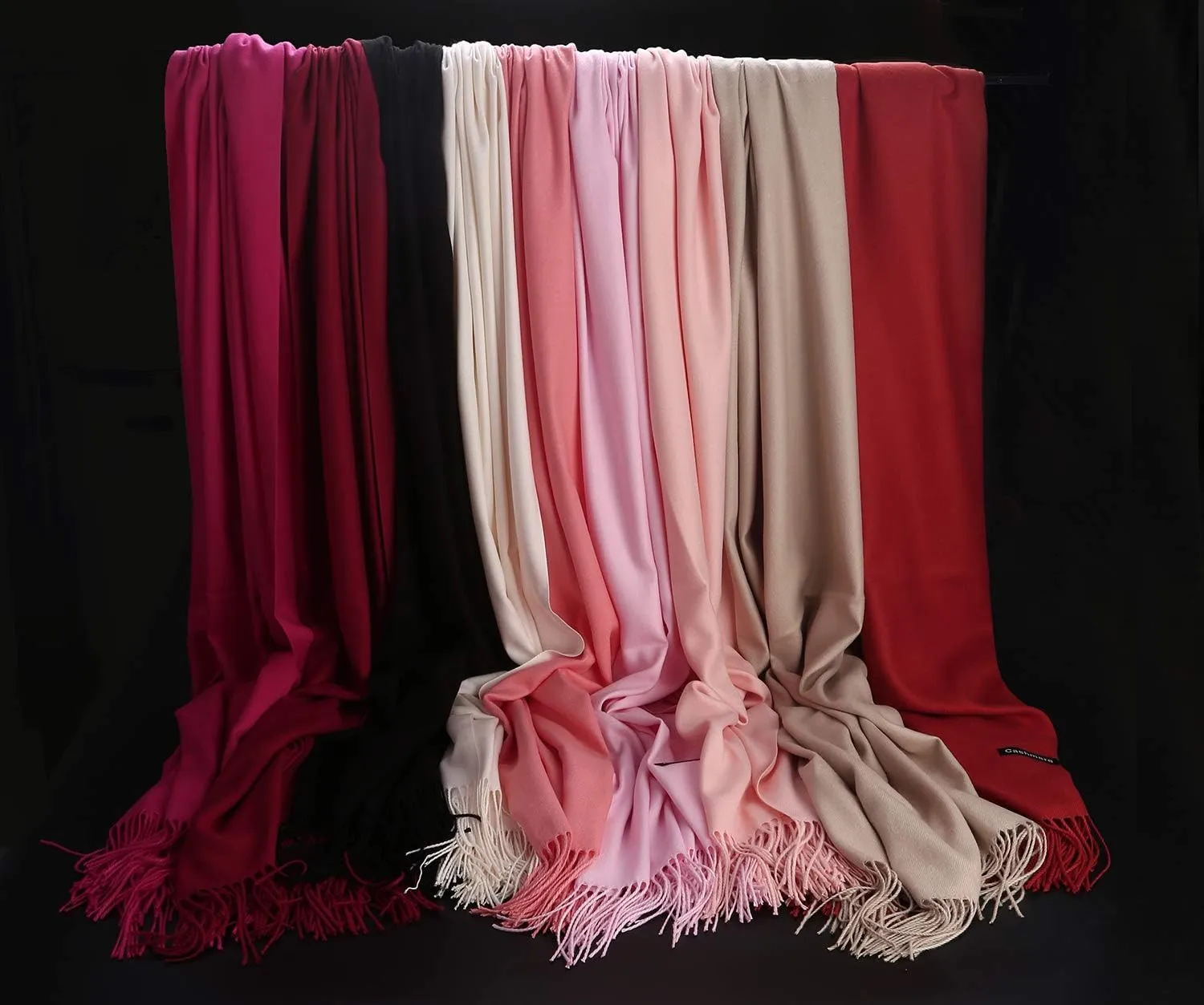 Cindy & Wendy Women's Pashmina Shawl Wrap for Evening Dress Bridesmaid Wedding Bridal Winter Warm Large Soft scarf