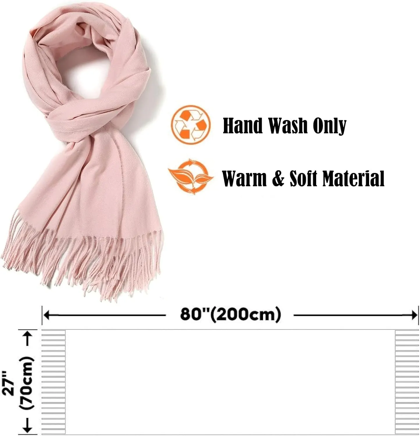 Cindy & Wendy Women's Pashmina Shawl Wrap for Evening Dress Bridesmaid Wedding Bridal Winter Warm Large Soft scarf