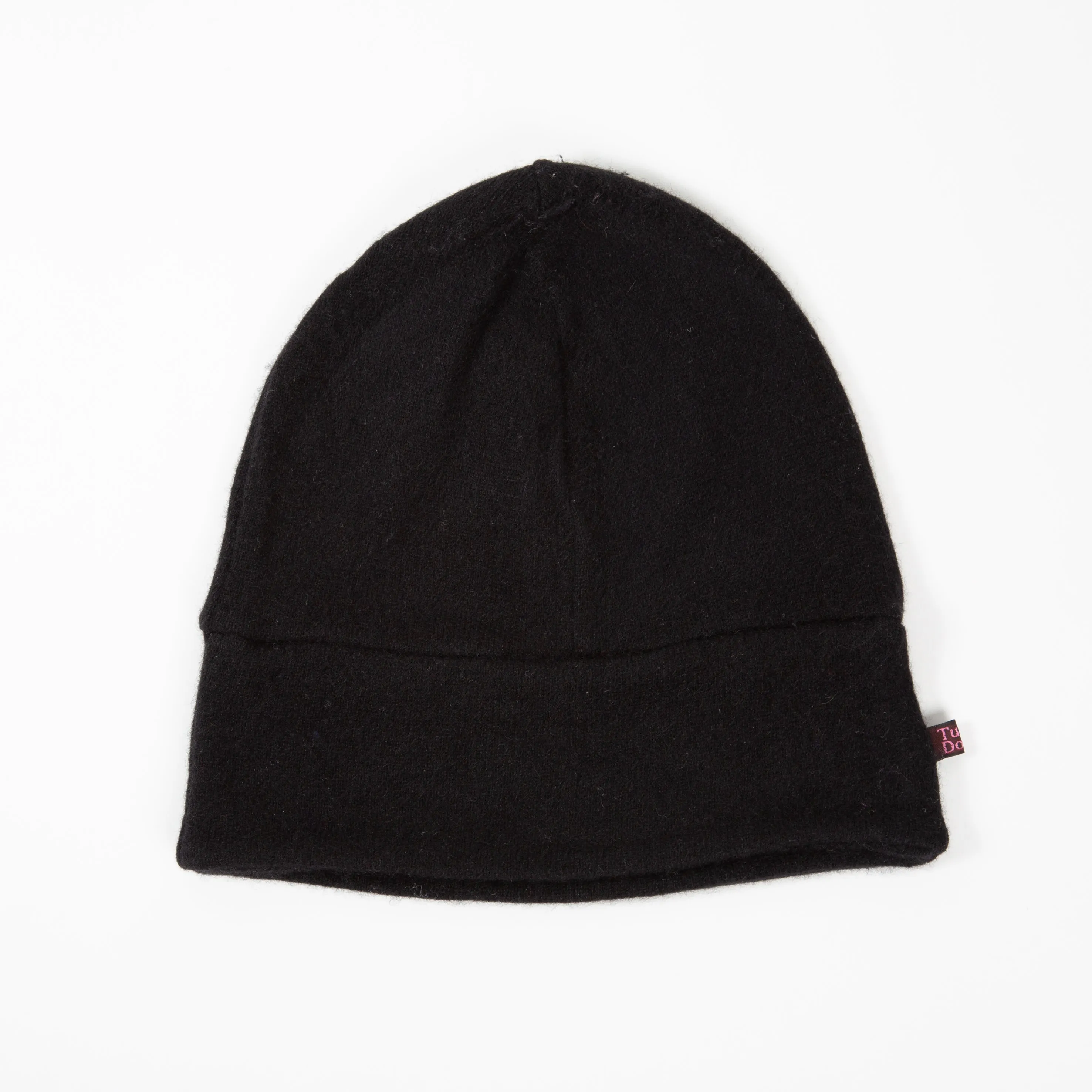Classic Black Cashmere Beanie