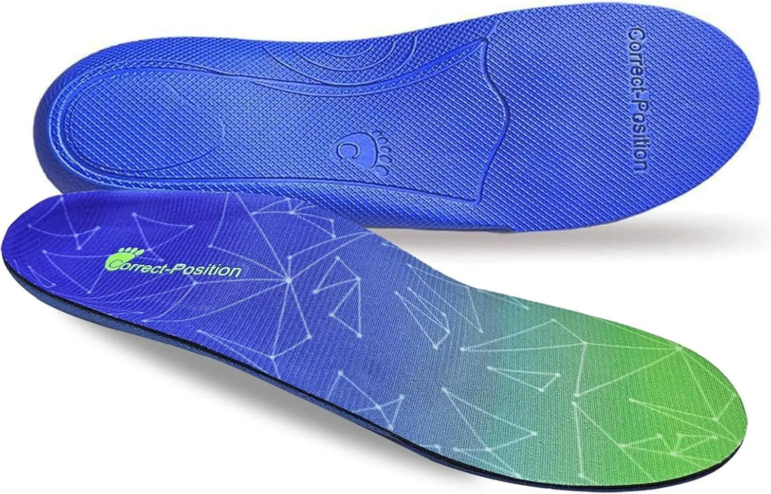 Correct-Position Insoles - Advanced Multi-Function Orthotics for Plantar Fasciitis Relief - Full Length Arch Support Insoles with Moderate Pronation Control - Elegant Gift Box Edition