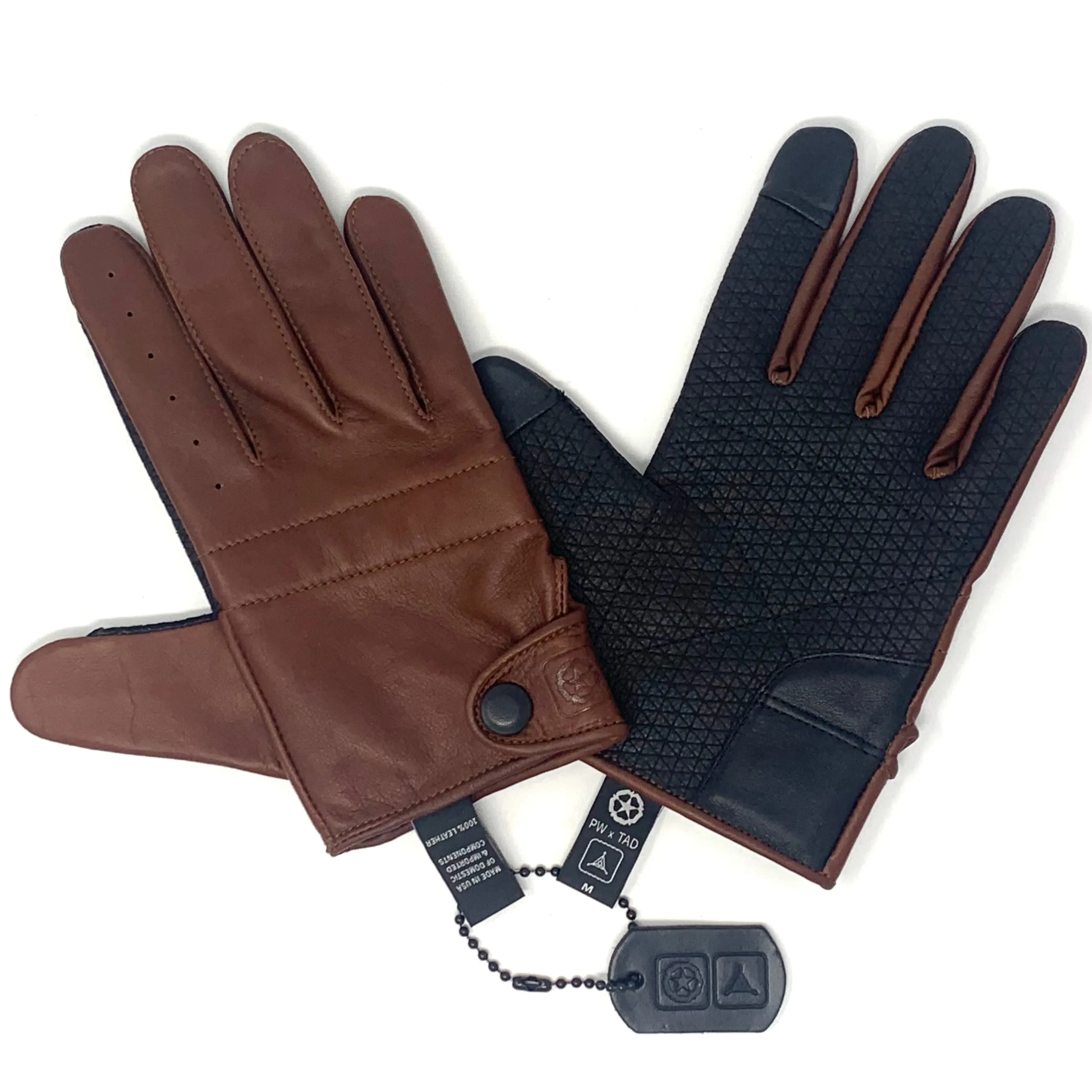 Cortex Gloves - TAD Collaboration, Chestnut and Black with Enhanced Features
