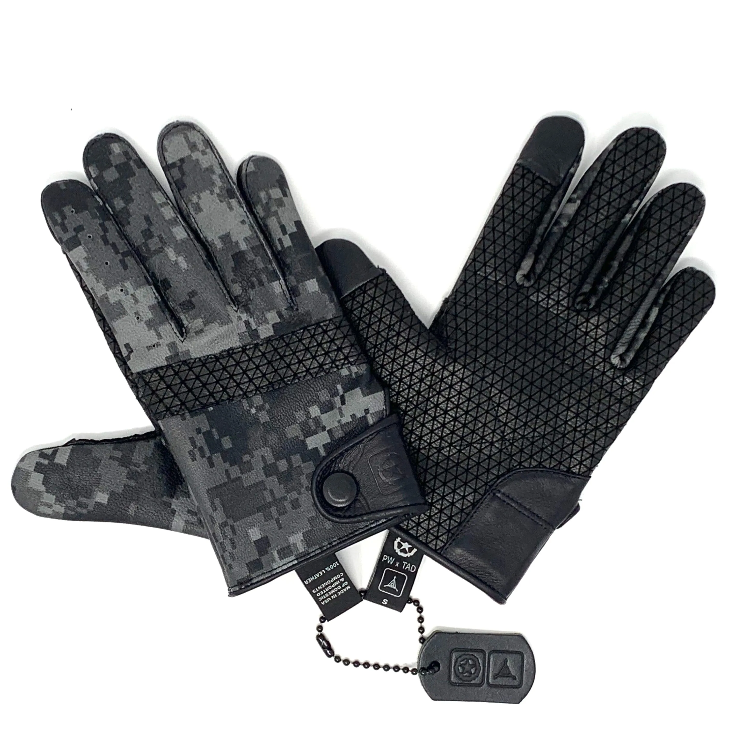 Cortex Collaboration Gloves - Tactical Gray Digital Camouflage Design by TAD