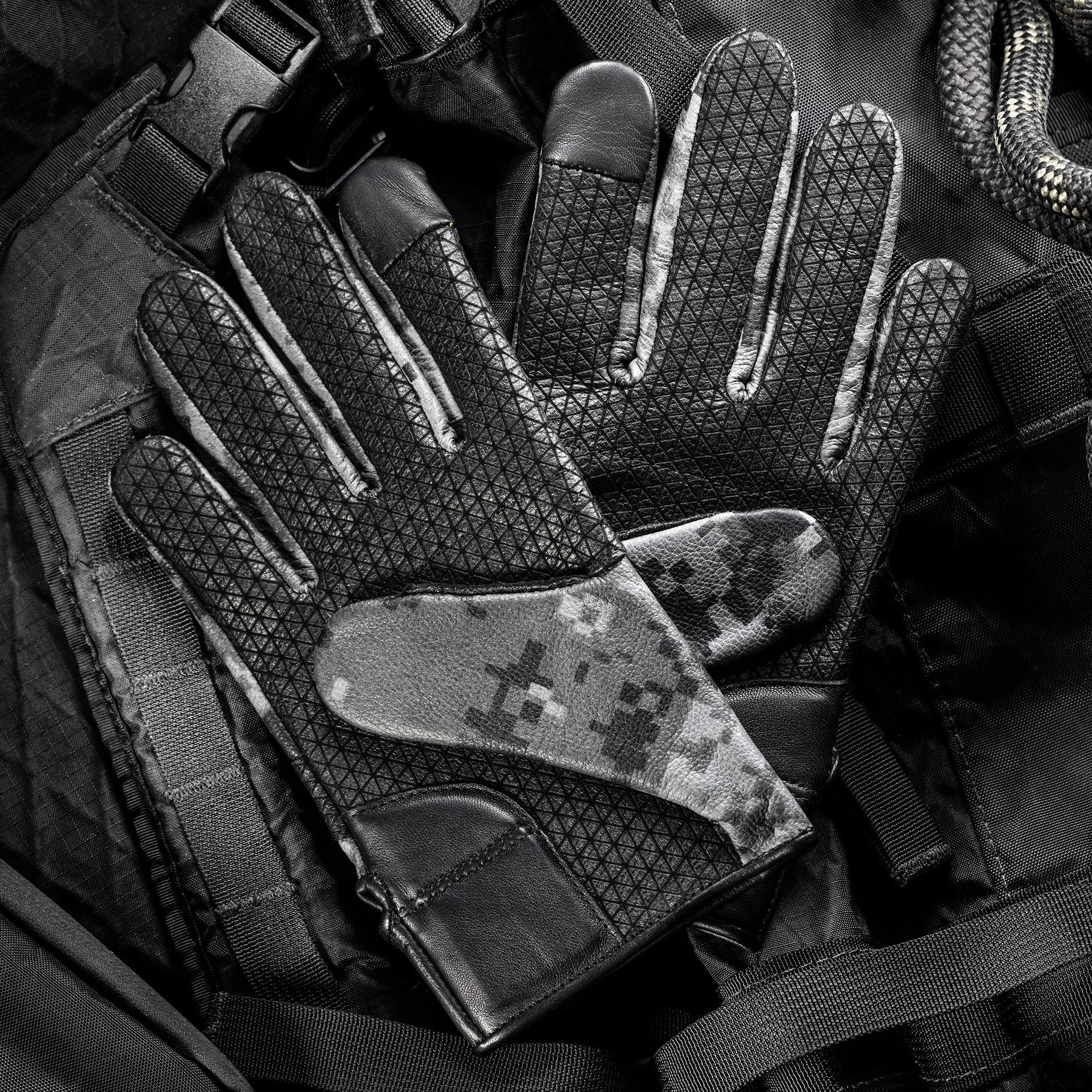 Cortex Collaboration Gloves - Tactical Gray Digital Camouflage Design by TAD