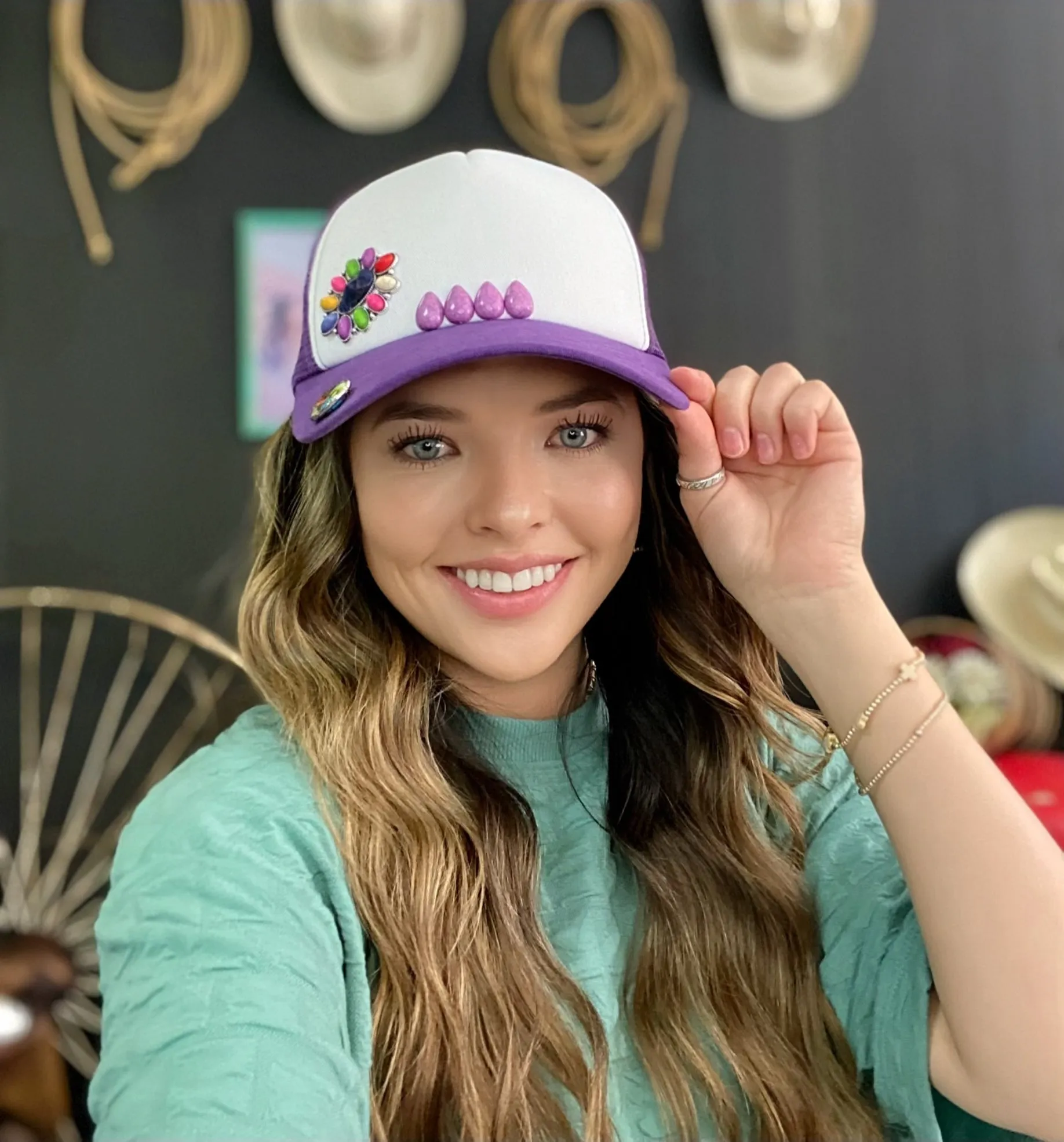 Customized Trucker Girl Cap - #15