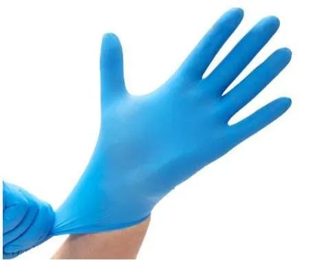 Disposable Gloves Diamond Advance Blue Vinyl Industrial Gloves 4 Mil CDV46