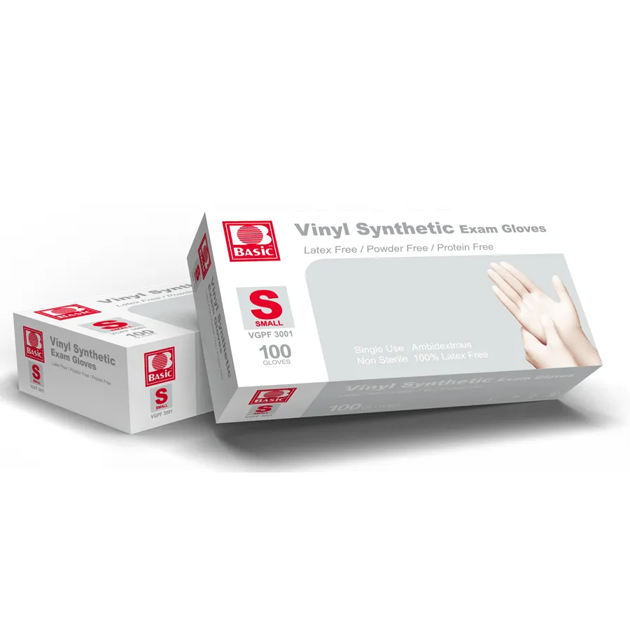 INTCO SynGuard Disposable Vinyl Examination Gloves, 3 Mil Thickness - Optimal Protection & Comfort