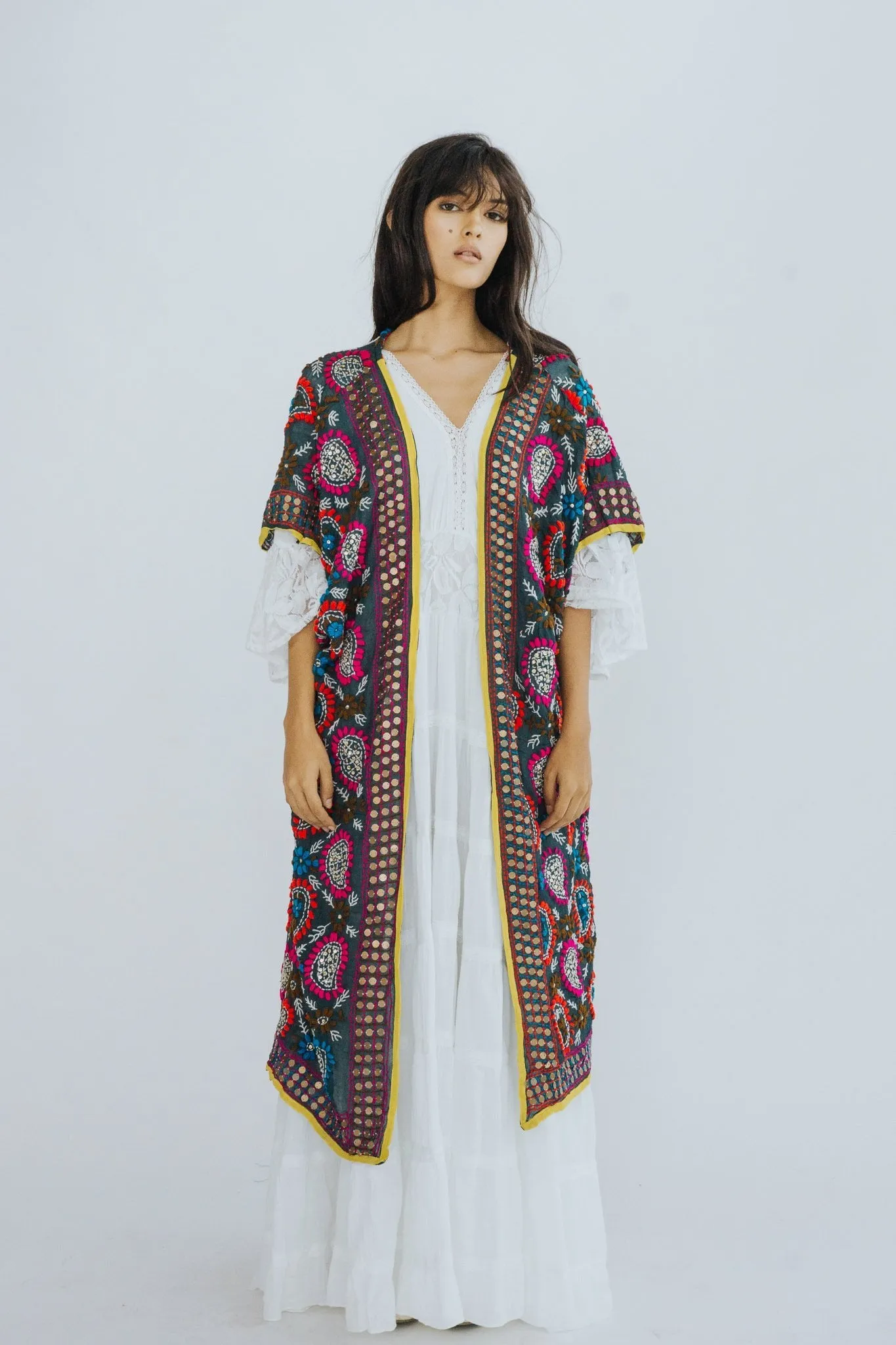 EMBROIDERED KAFTAN PILAR