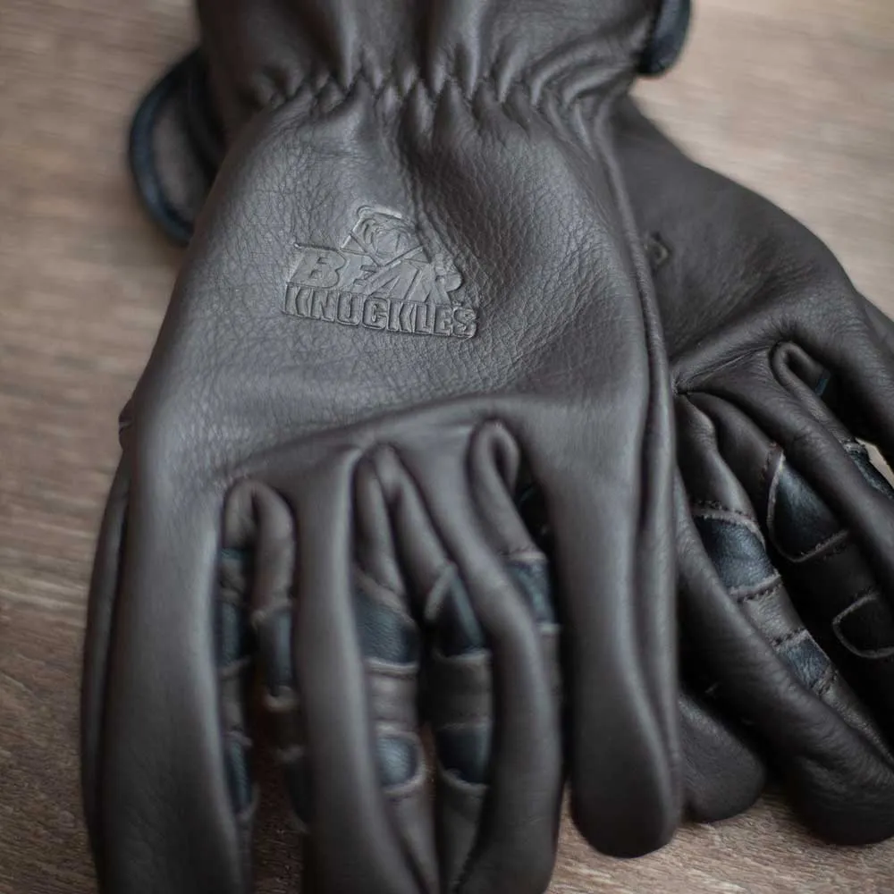 Espresso Bison Driver Gloves - BD651